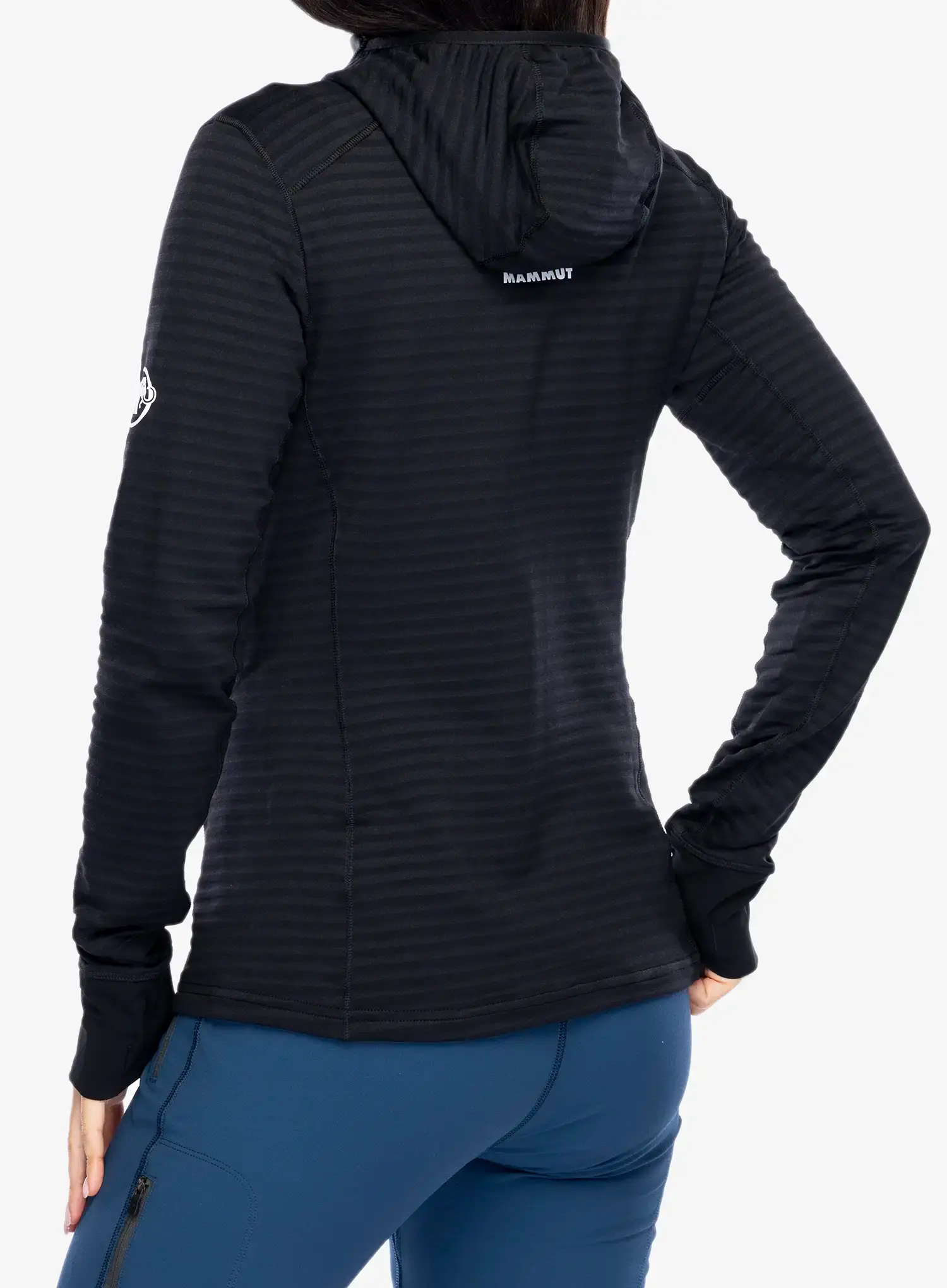 Кофта трекінгова жіноча Mammut Taiss Light ML Hooded Jacket - black