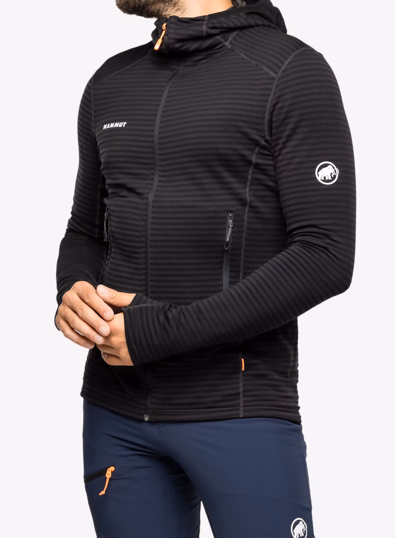 Кофта трекінгова Mammut Taiss Light ML Hooded Jacket - black