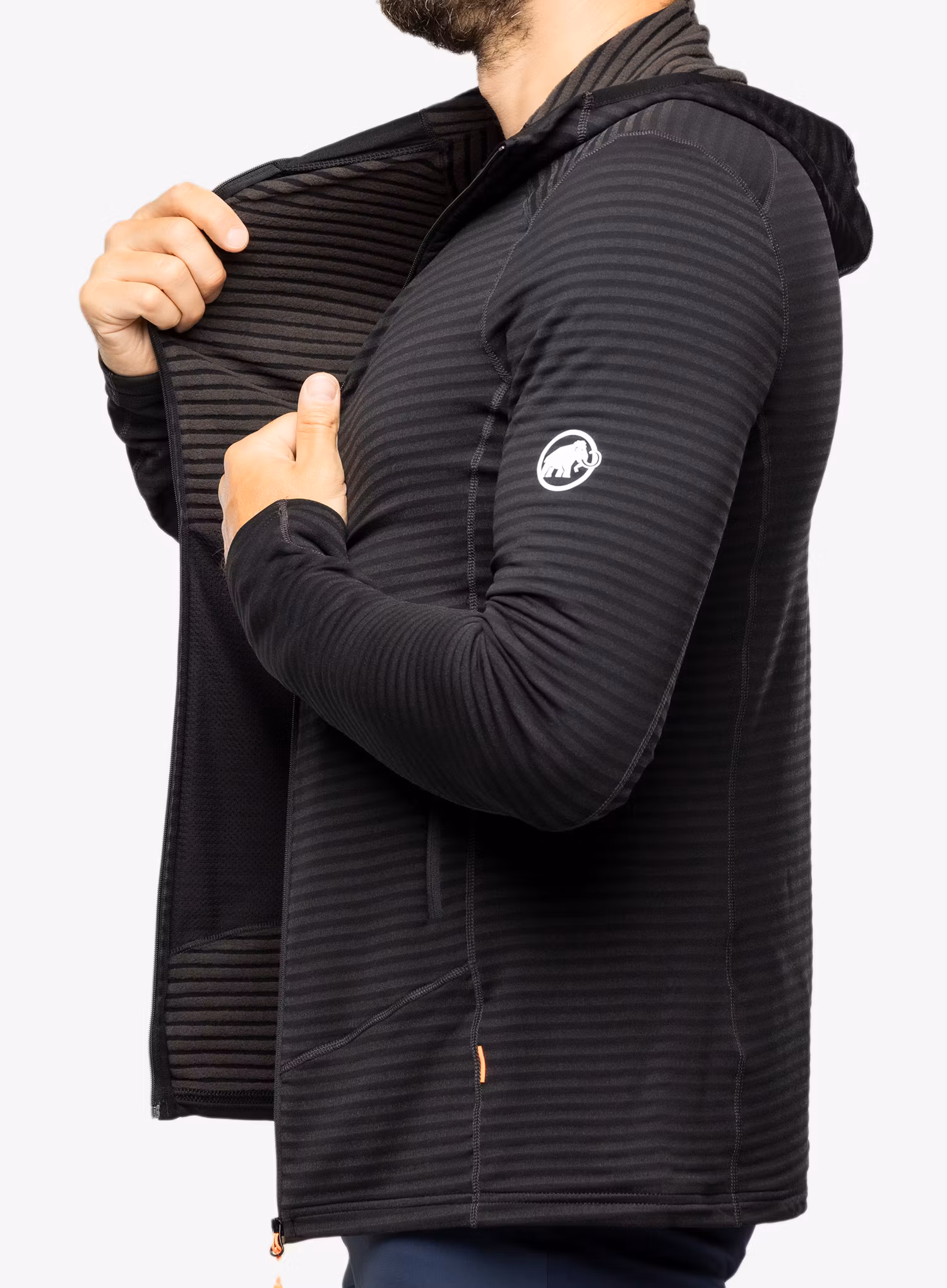 Кофта трекінгова Mammut Taiss Light ML Hooded Jacket - black