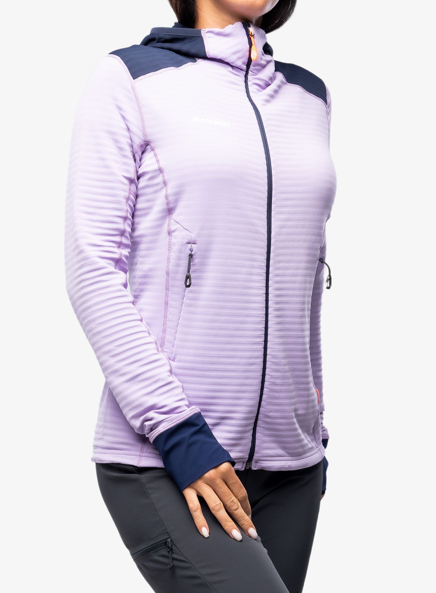 Кофта з каптуром жіноча Mammut Taiss Light ML Hooded Jacket - supernova/marine
