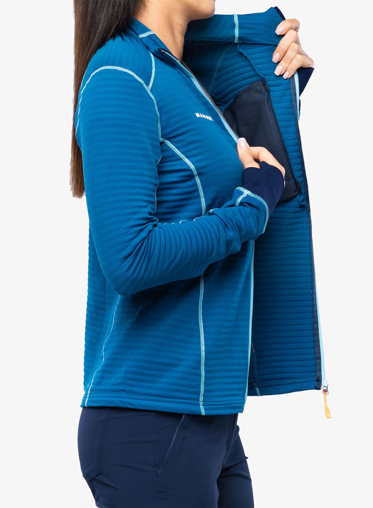Кофта жіноча Mammut Taiss Light ML Jacket - deep ice/cool blue