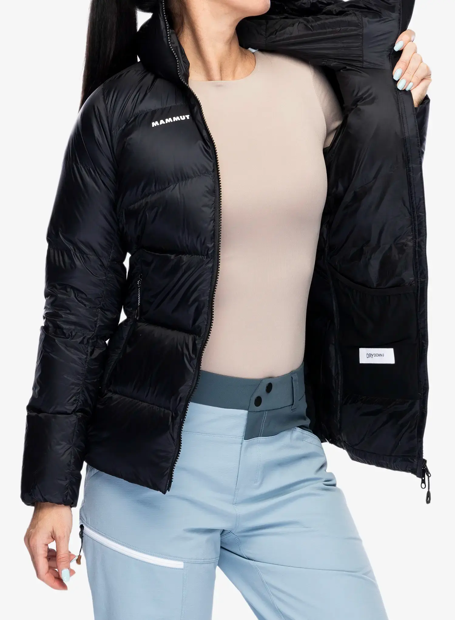 Пуховик жіноча Mammut Taiss Pro IN Hooded Jacket - black