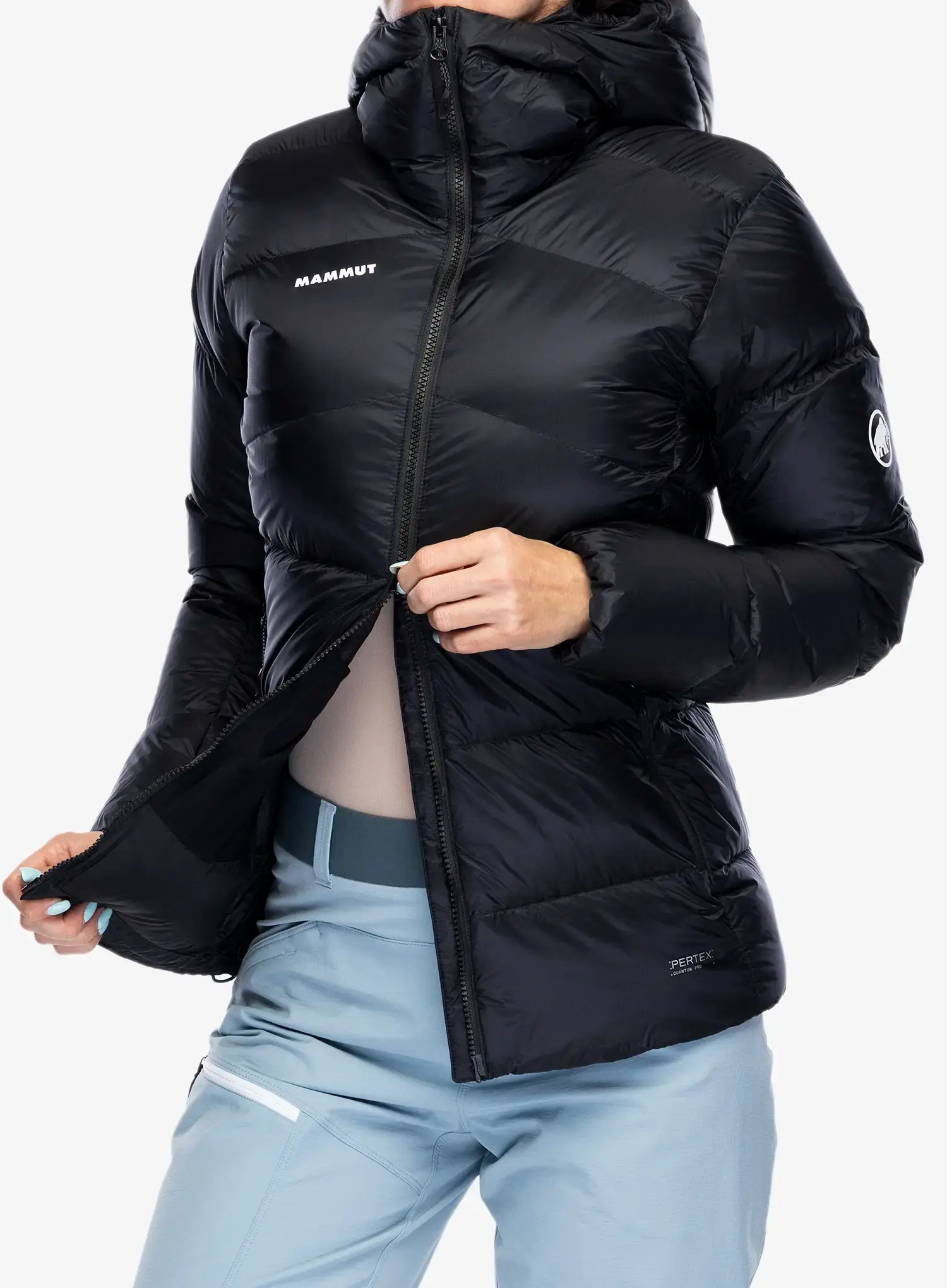 Пуховик жіноча Mammut Taiss Pro IN Hooded Jacket - black