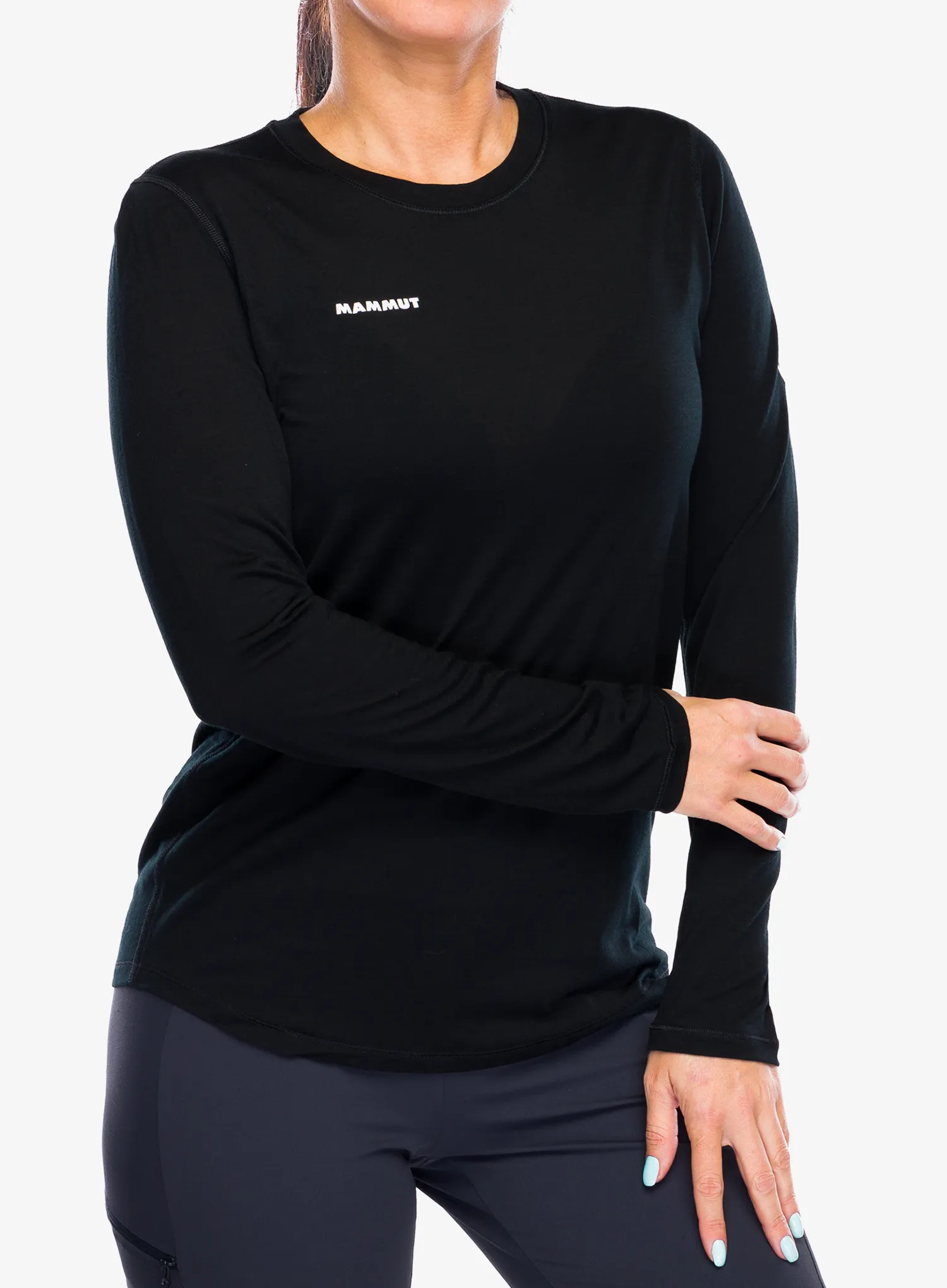 Кофта жіноча Mammut Tree Wool FL Longsleeve - black/black