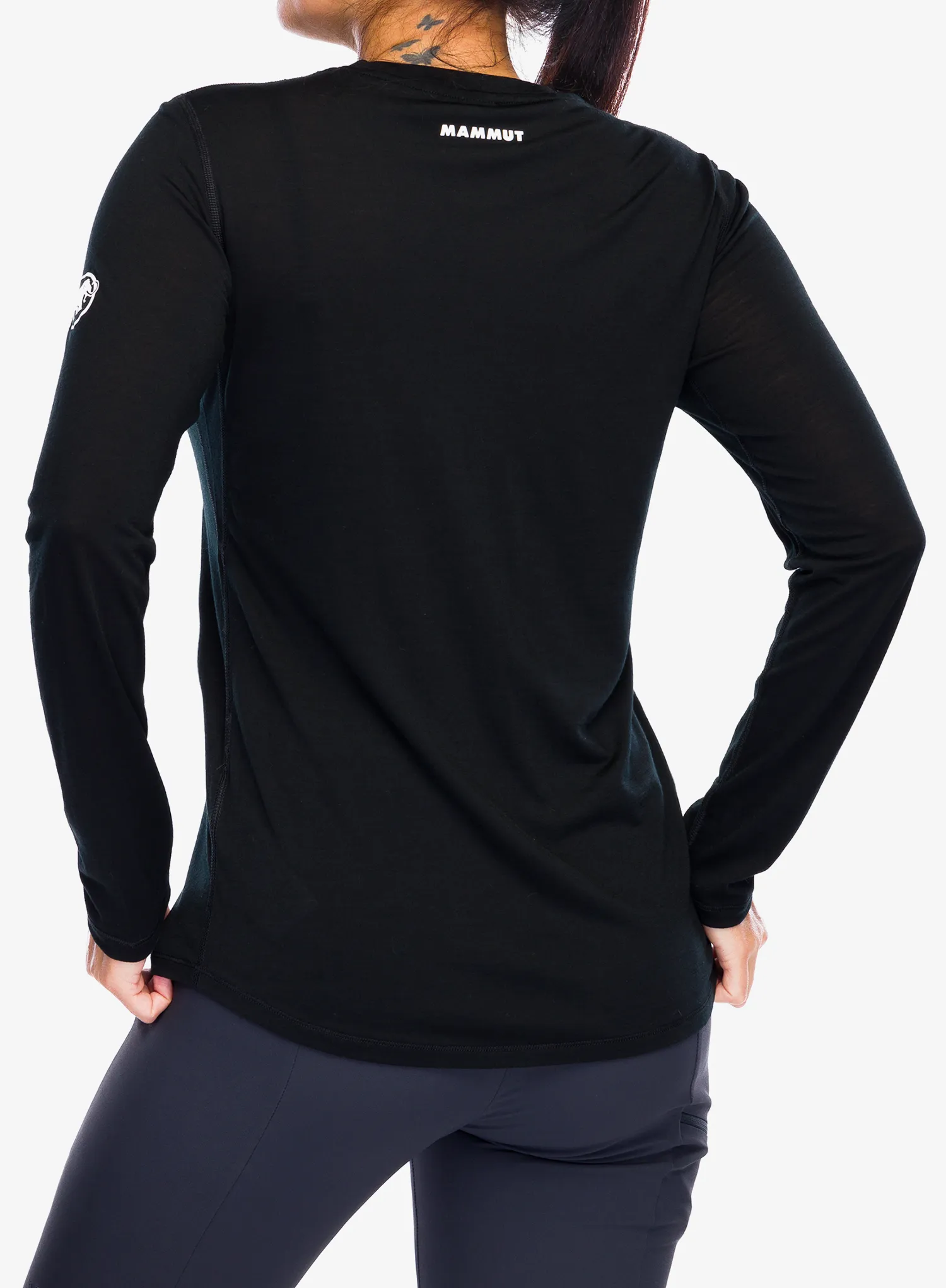 Кофта жіноча Mammut Tree Wool FL Longsleeve - black/black