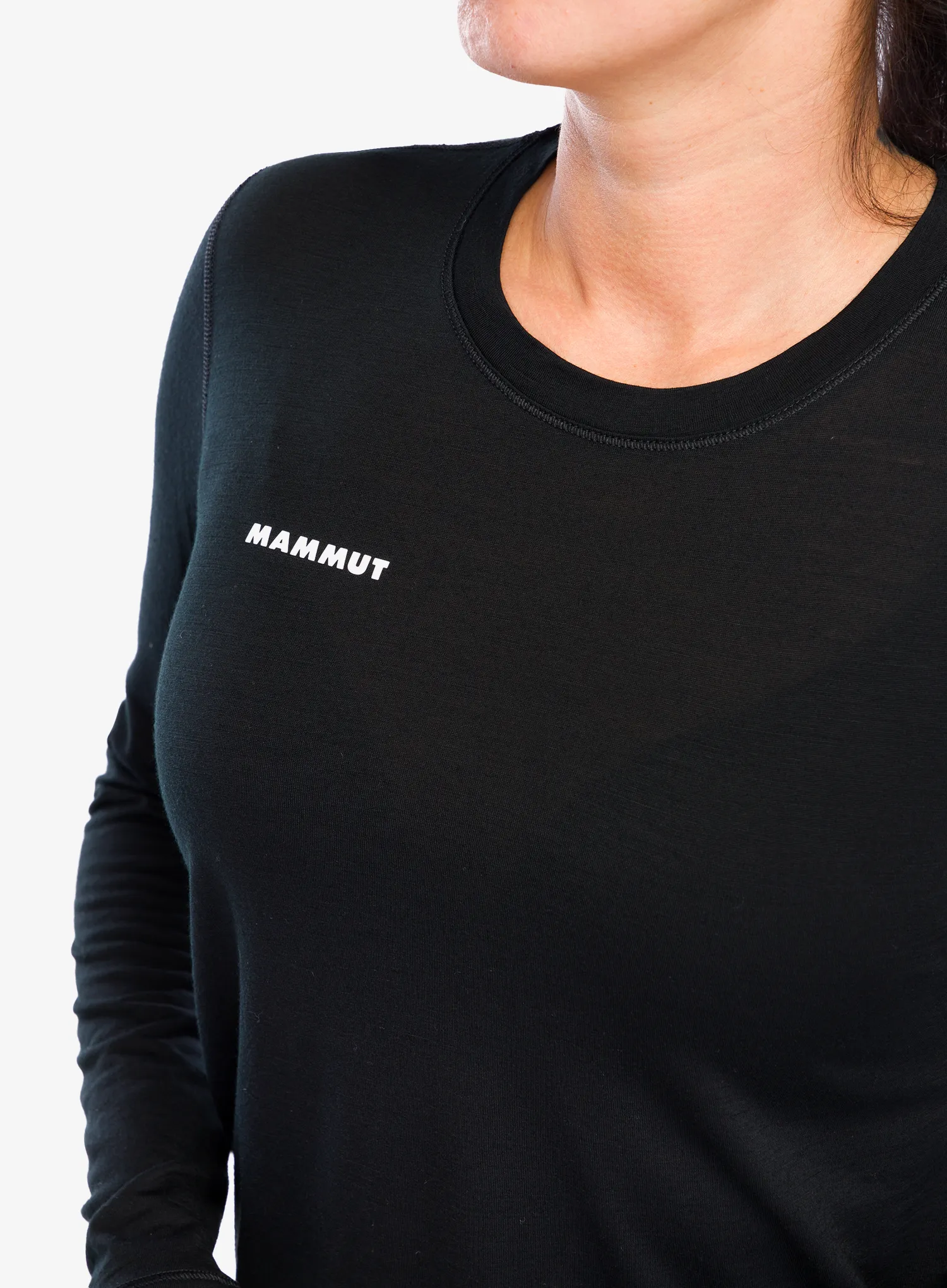 Кофта жіноча Mammut Tree Wool FL Longsleeve - black/black