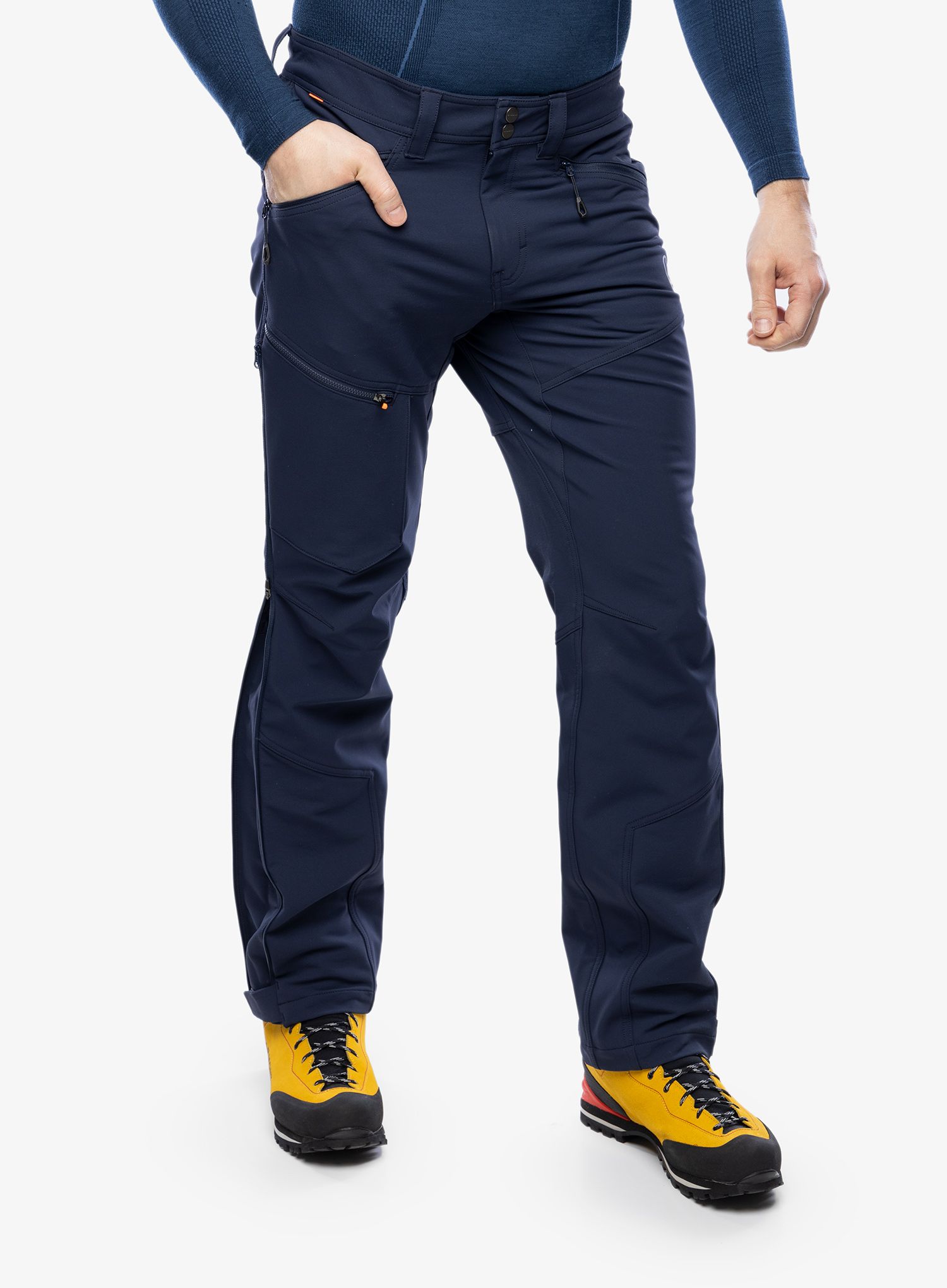 Штани softshell Mammut Zinal Guide SO Hybrid Pants - marine