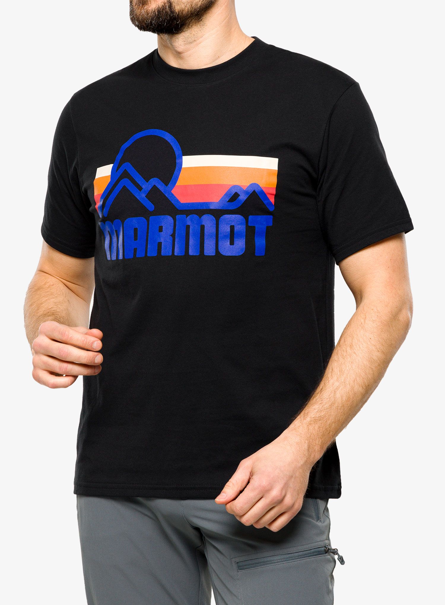 Футболка бавовняна Marmot Coastal Tee SS - black