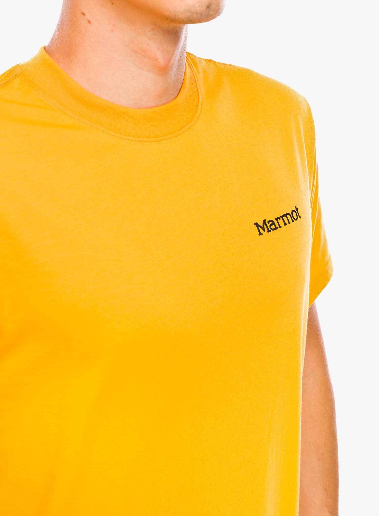Футболка бавовняна Marmot Crayon M Dot Tee SS - golden sun