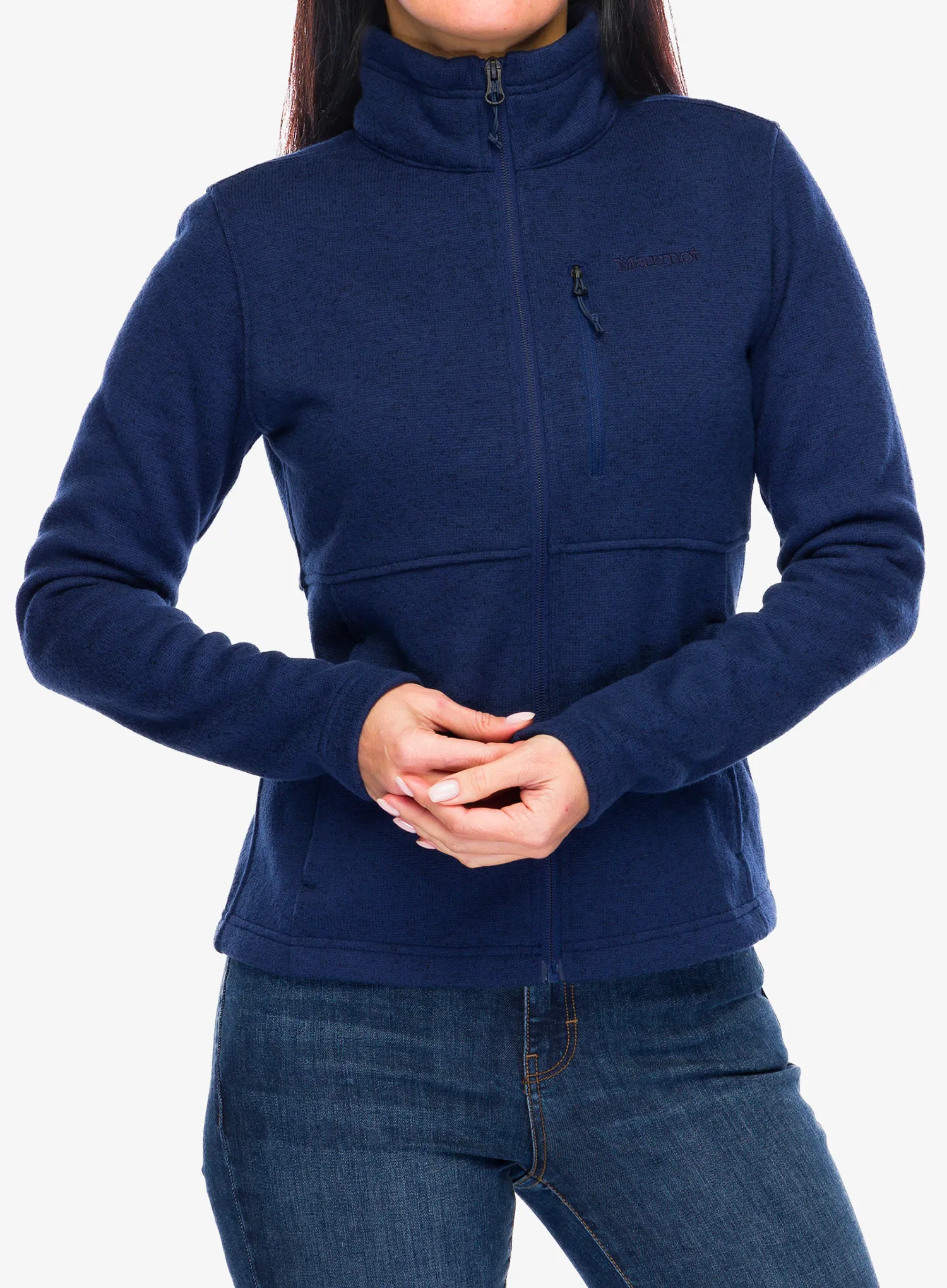 Кофта на блискавці жіноча Marmot Drop Line Jacket - arctic navy