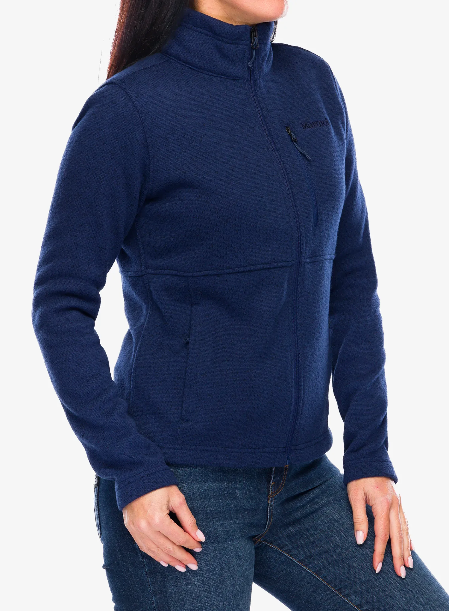 Кофта на блискавці жіноча Marmot Drop Line Jacket - arctic navy