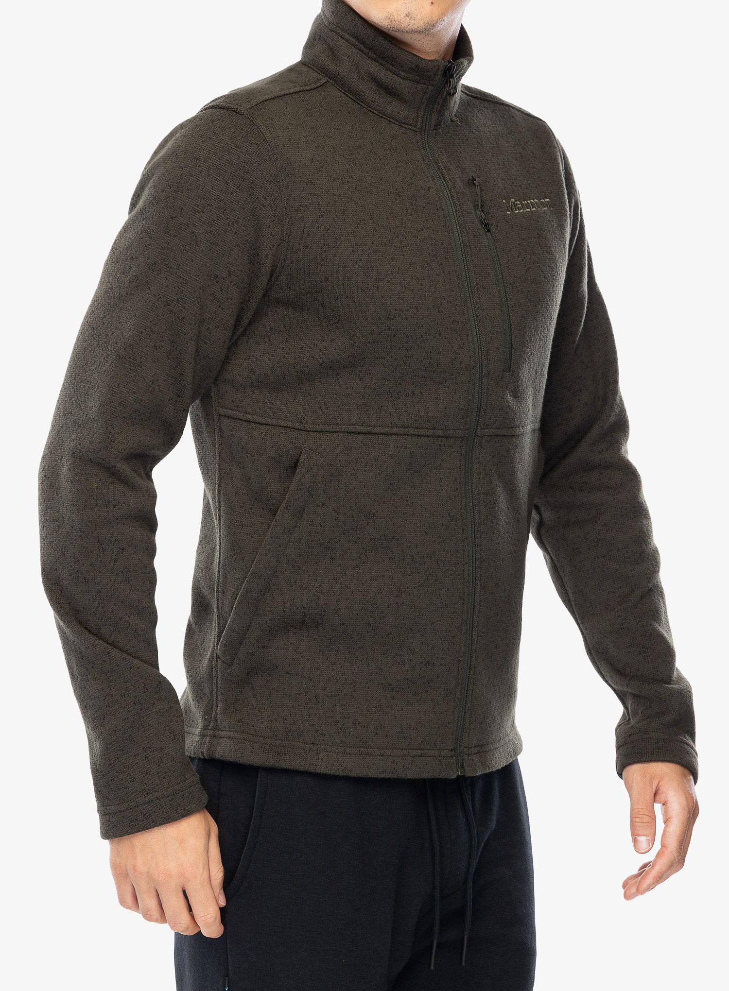 Кофта на блискавці Marmot Drop Line Jacket - rosin green