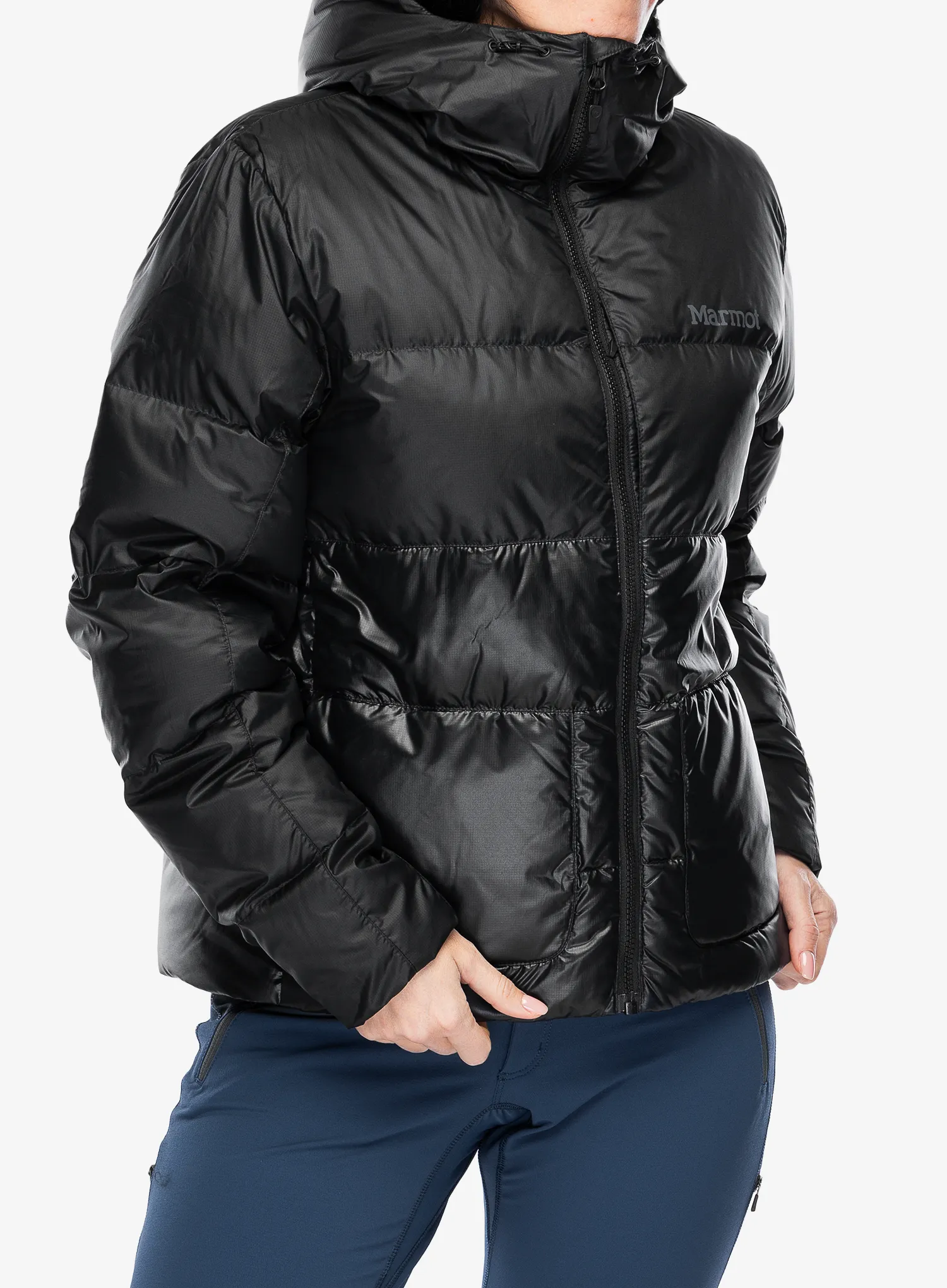 Пуховик жіноча Marmot Guides Down Hoody - black/black