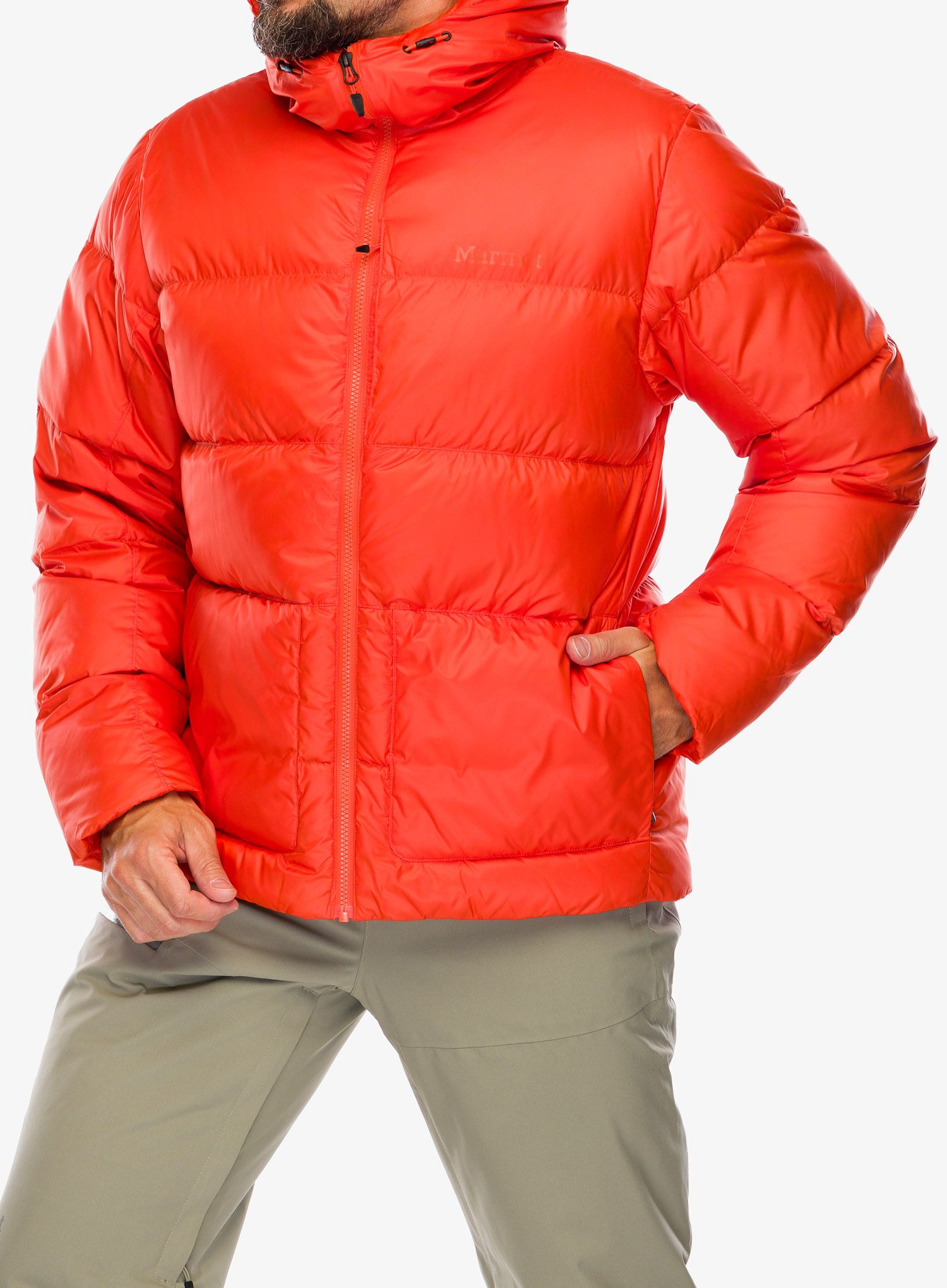 Пуховик Marmot Guides Down Hoody - flame