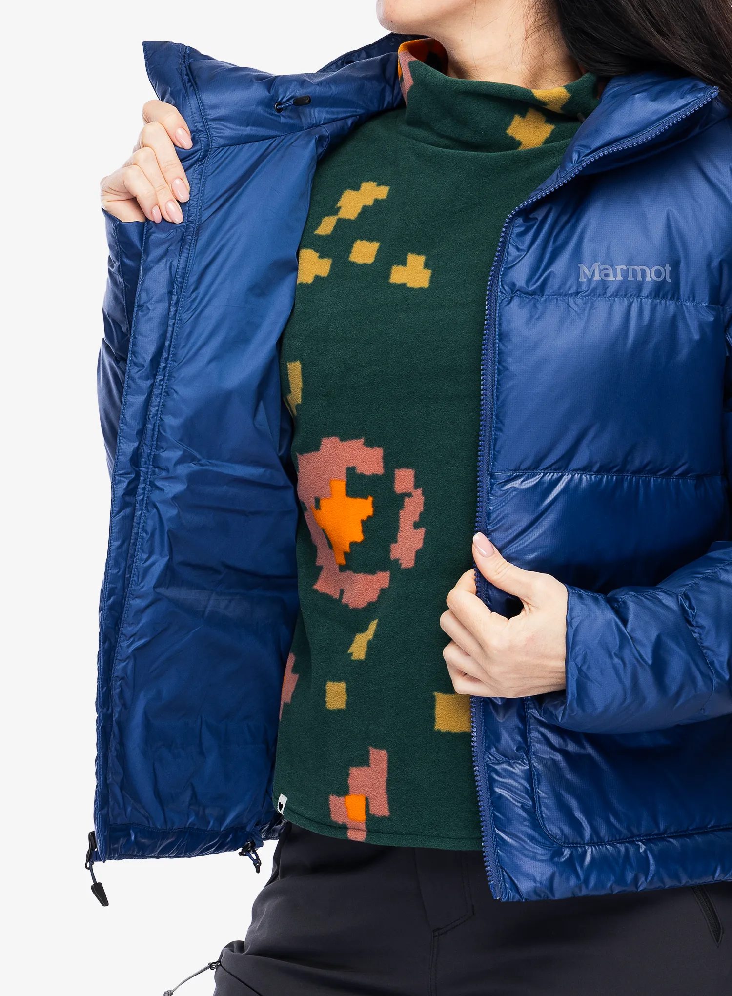 Куртка зимова жіноча Marmot Guides Down Hoody - twilight blue