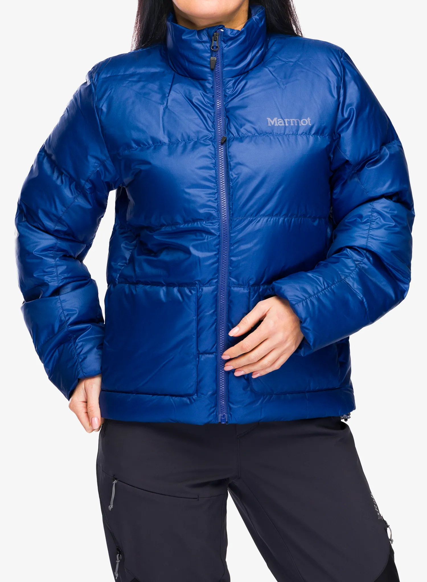 Пуховик жіноча Marmot Guides Down Jacket - twilight blue