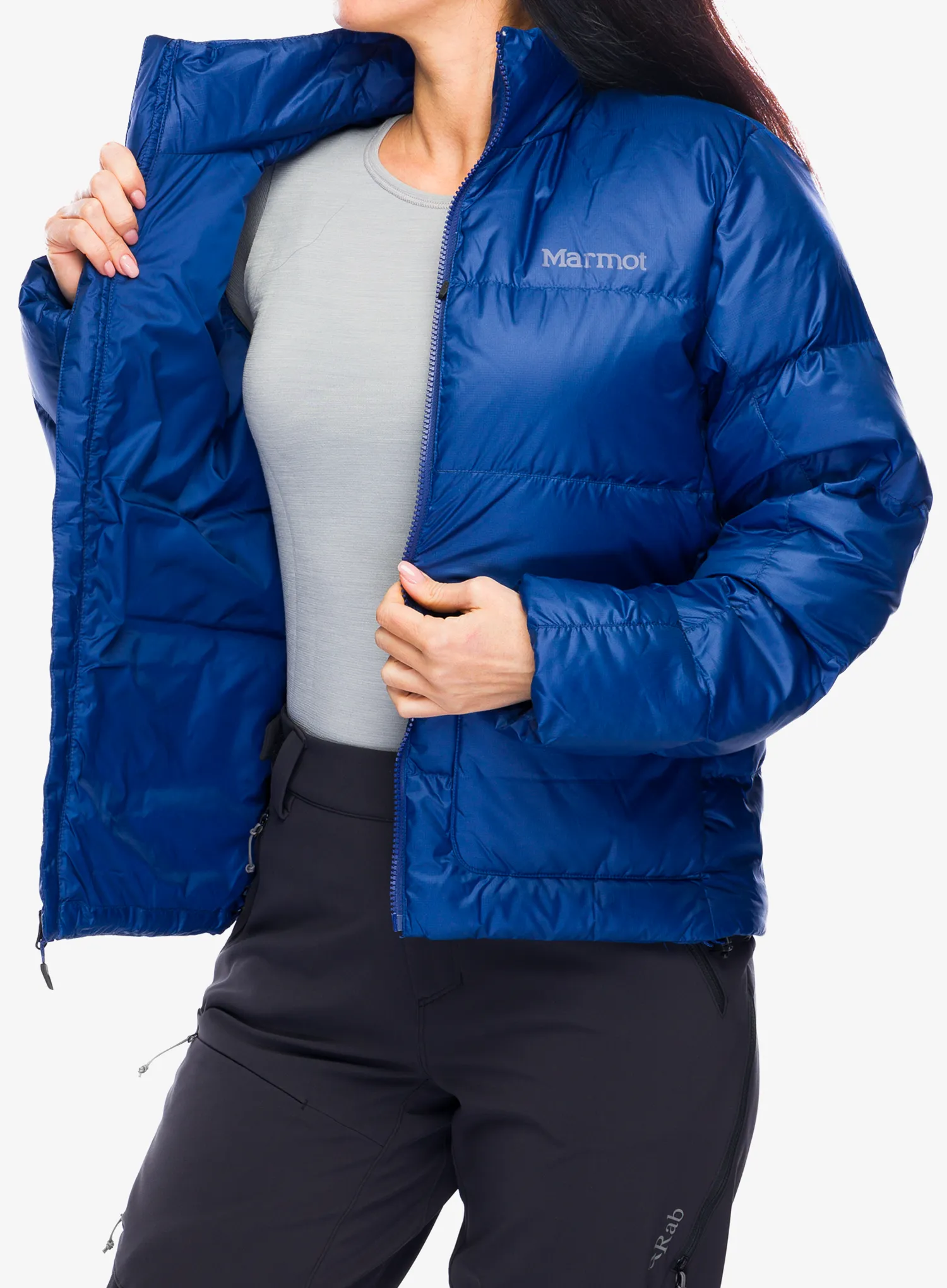 Пуховик жіноча Marmot Guides Down Jacket - twilight blue