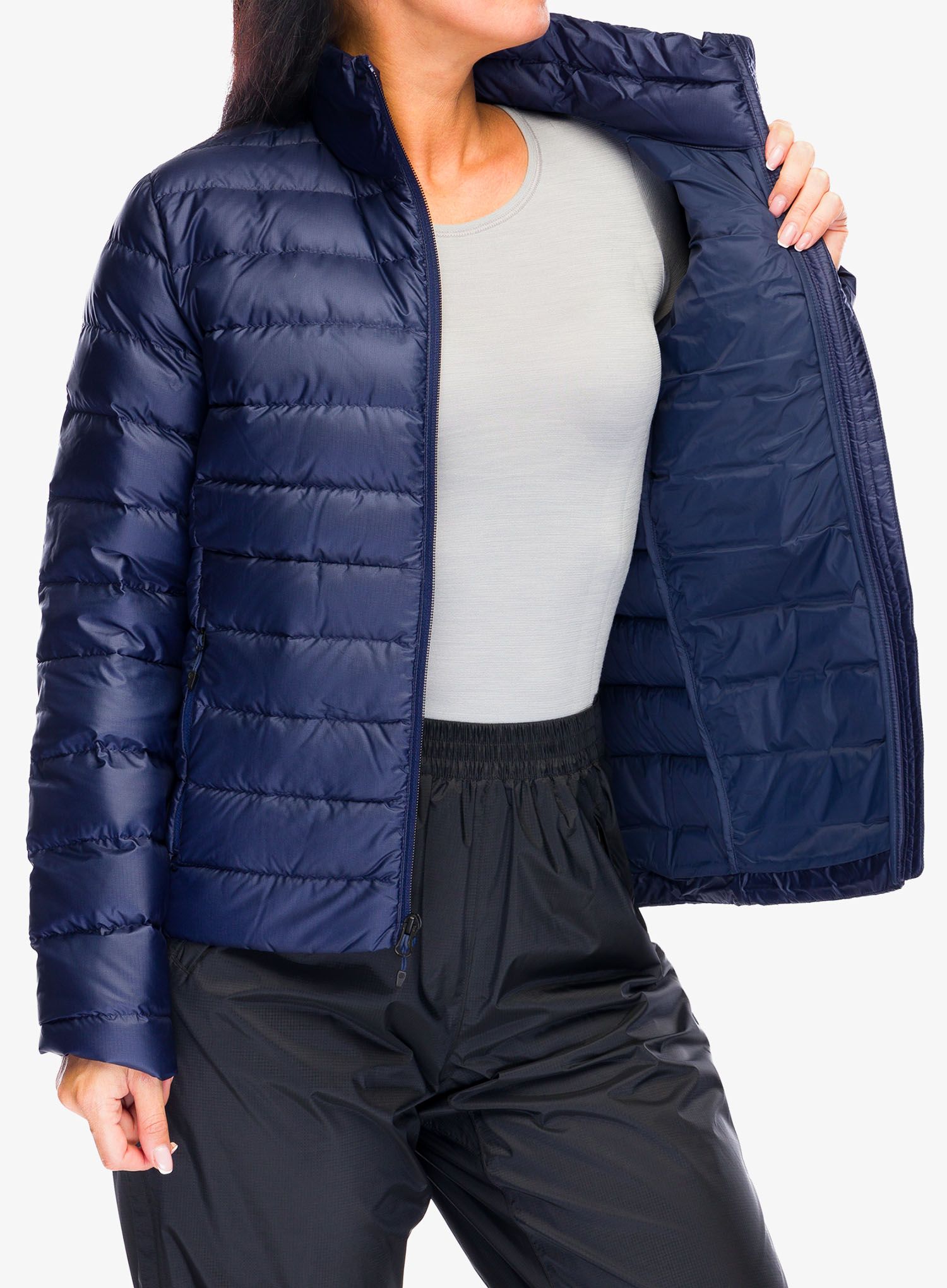 Пуховик жіноча Marmot Highlander Jacket - arctic navy/navy