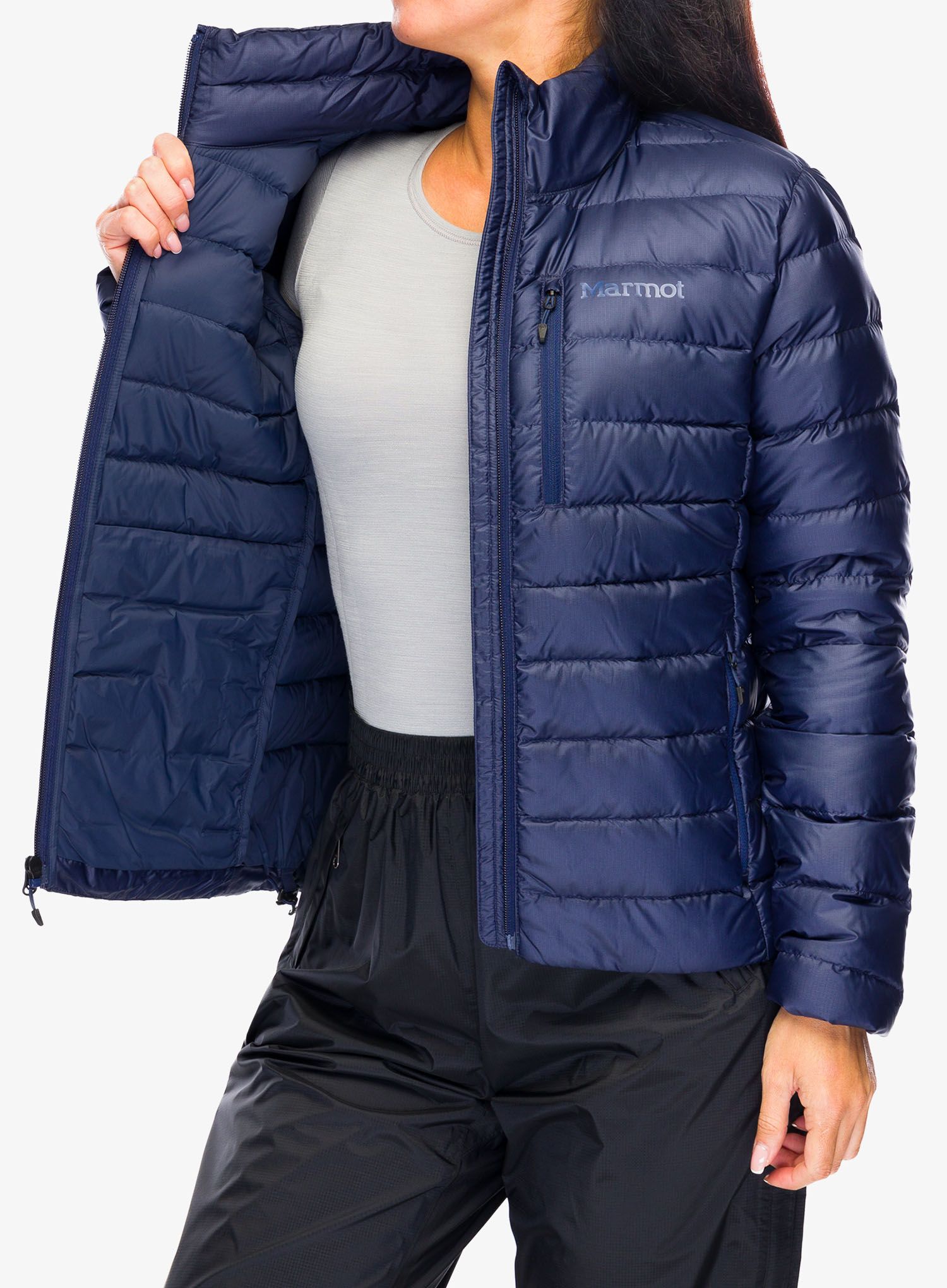 Пуховик жіноча Marmot Highlander Jacket - arctic navy/navy
