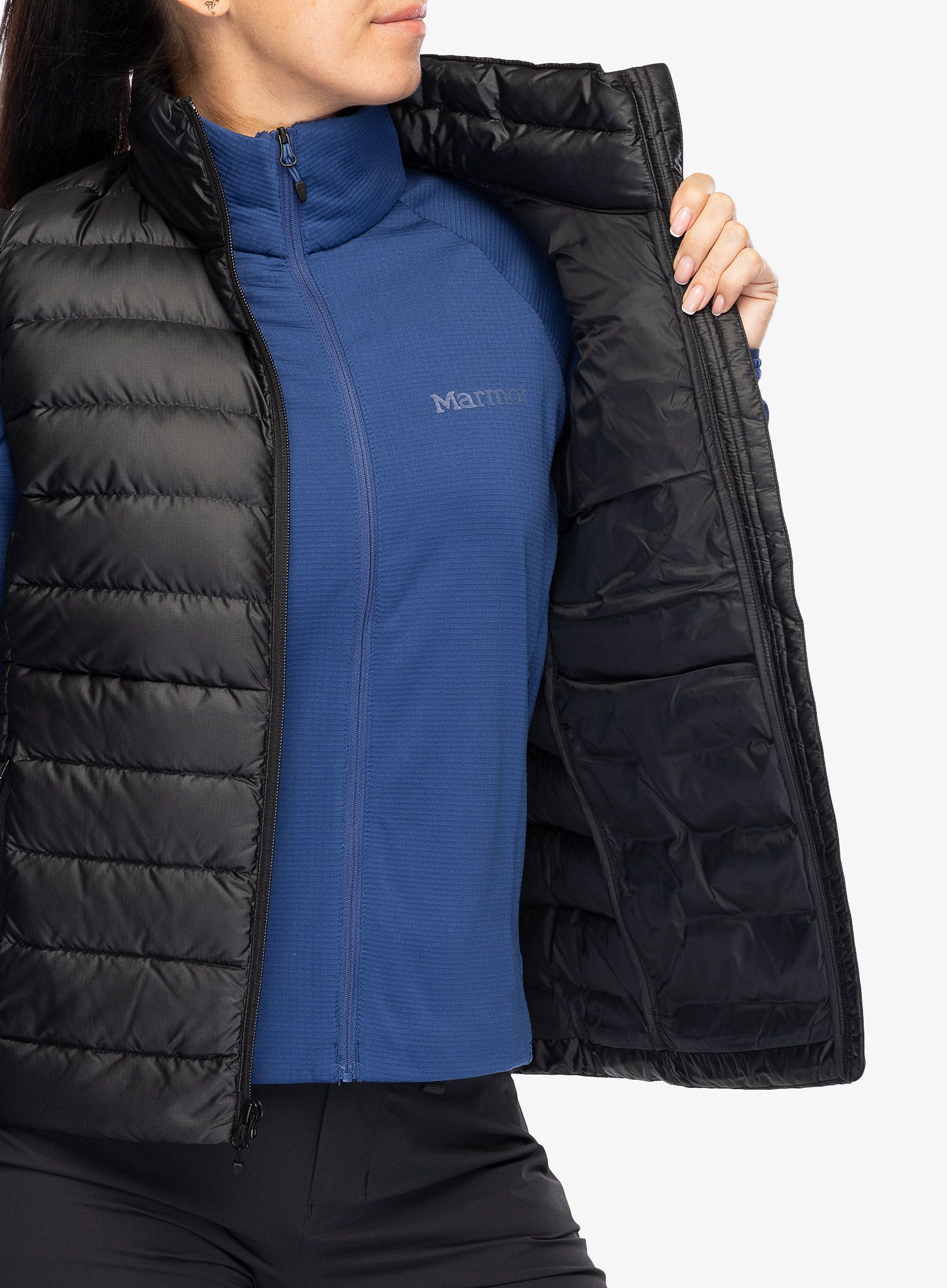 Жилет пуховий жіночий Marmot Highlander Vest - black/black