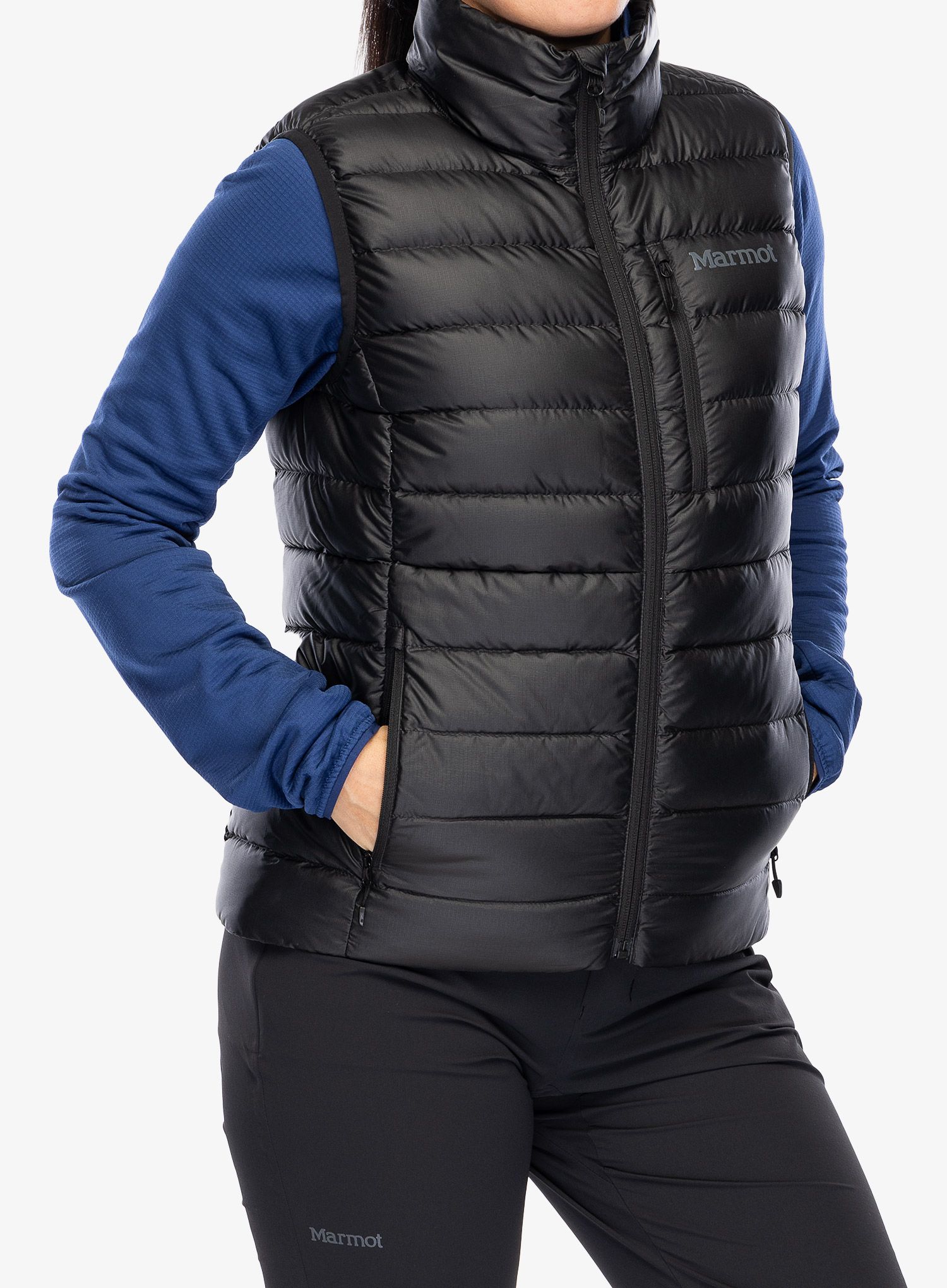 Жилет пуховий жіночий Marmot Highlander Vest - black/black