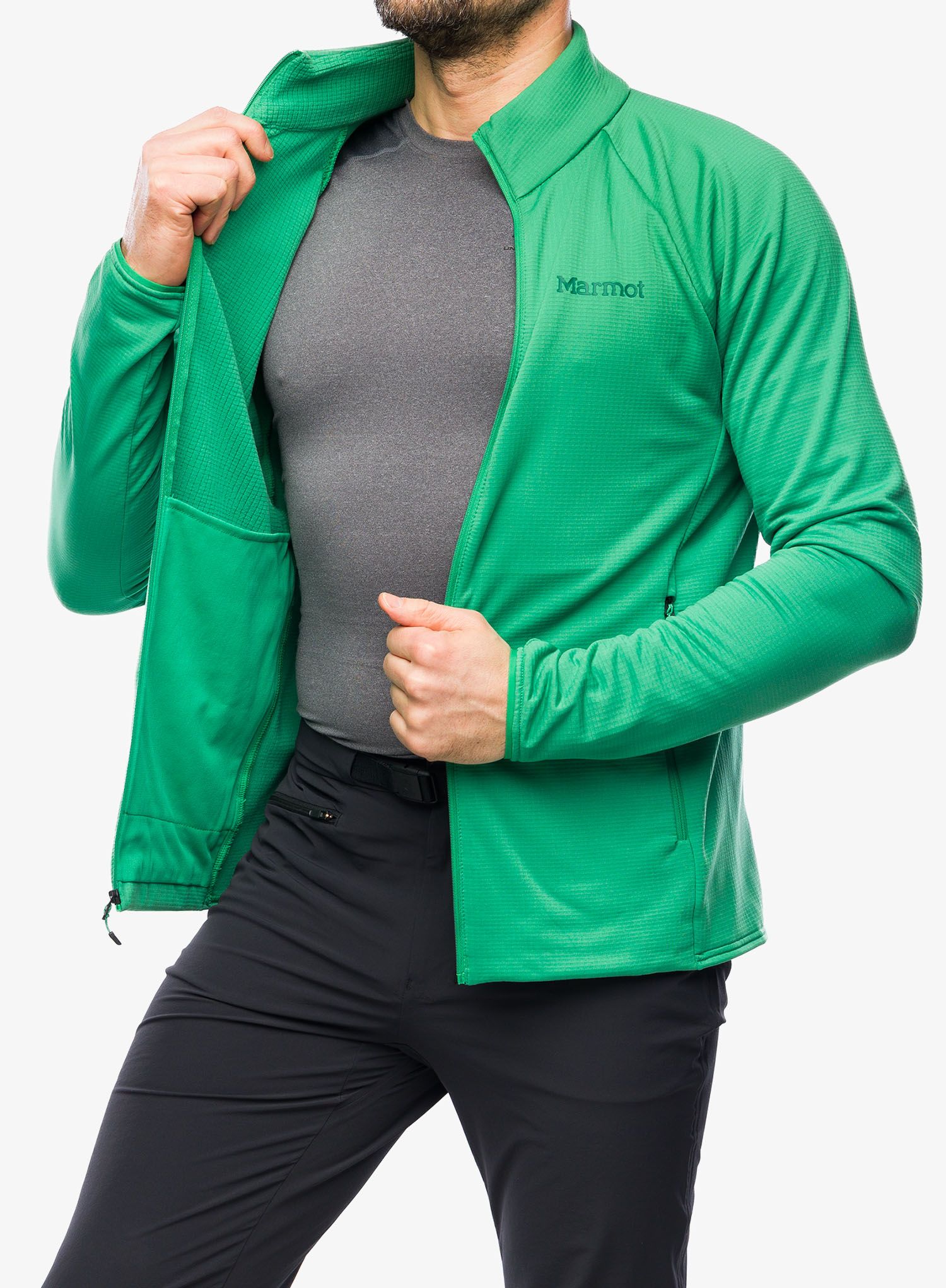 Кофта на замку Marmot Leconte Fleece Jacket - clover