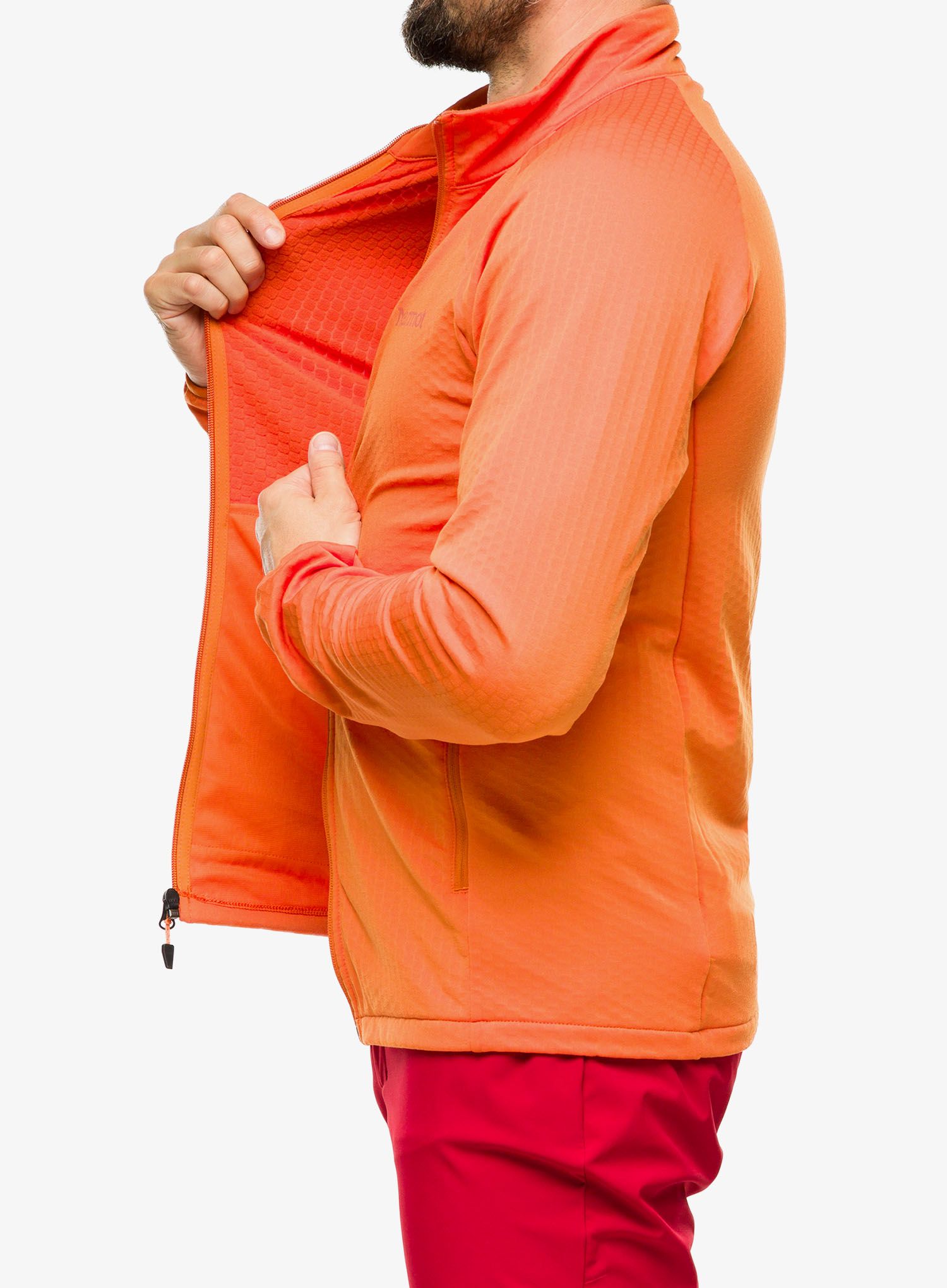 Кофта флісова Marmot Leconte Fleece Jacket - tangelo