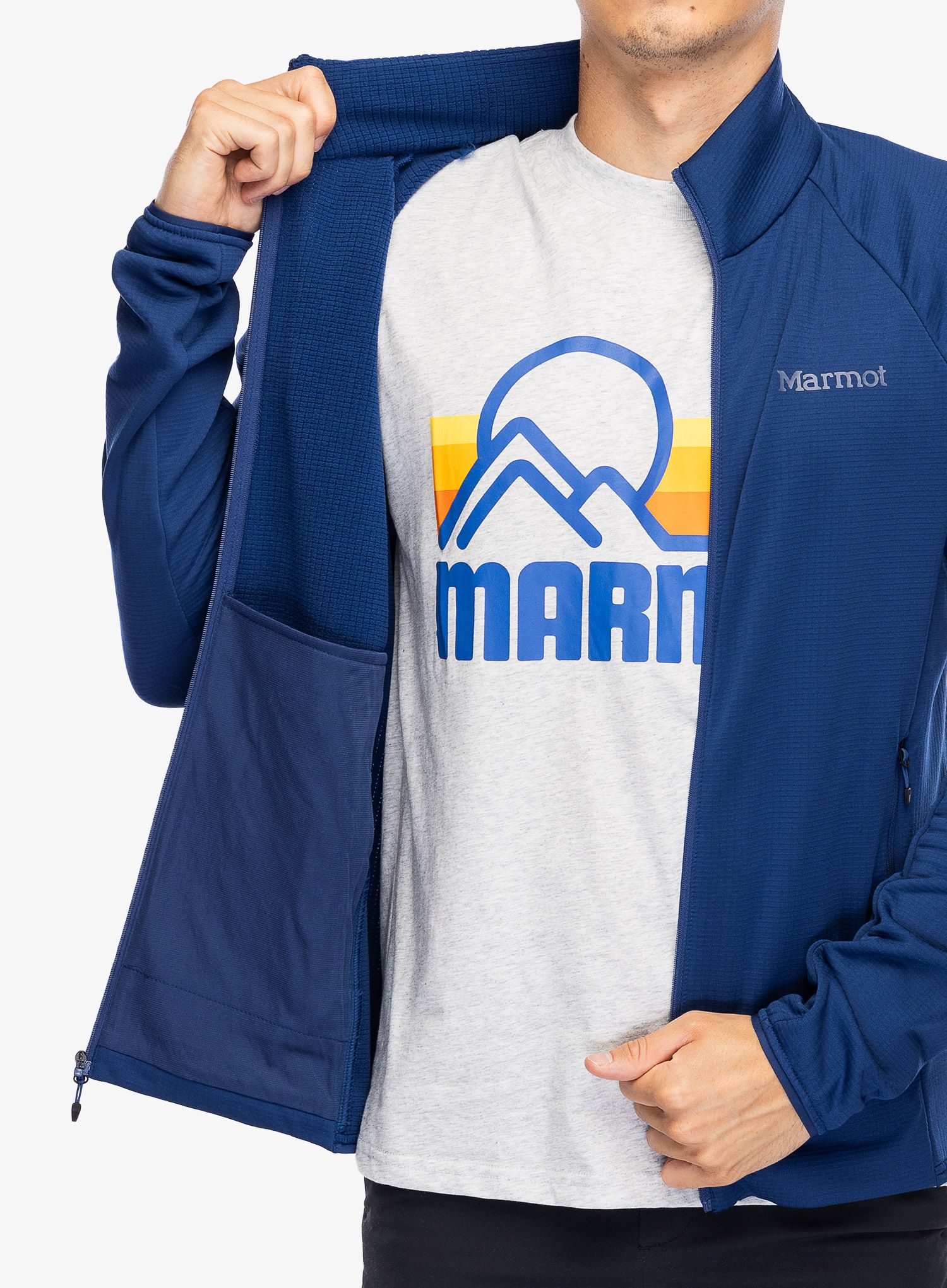 Кофта флісова Marmot Leconte Fleece Jacket - twilight blue