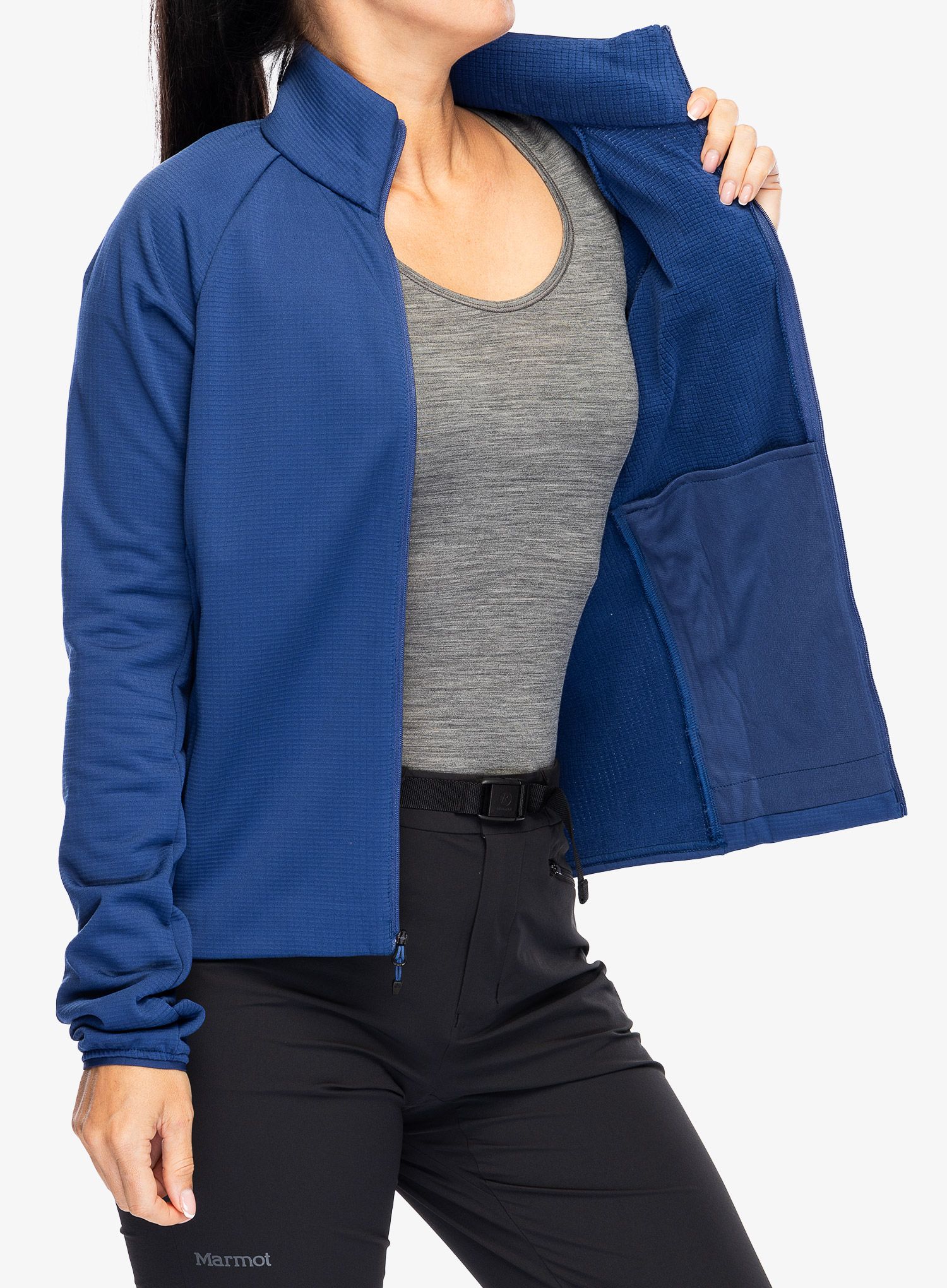 Кофта флісова жіноча Marmot Leconte Fleece Jacket - twilight blue