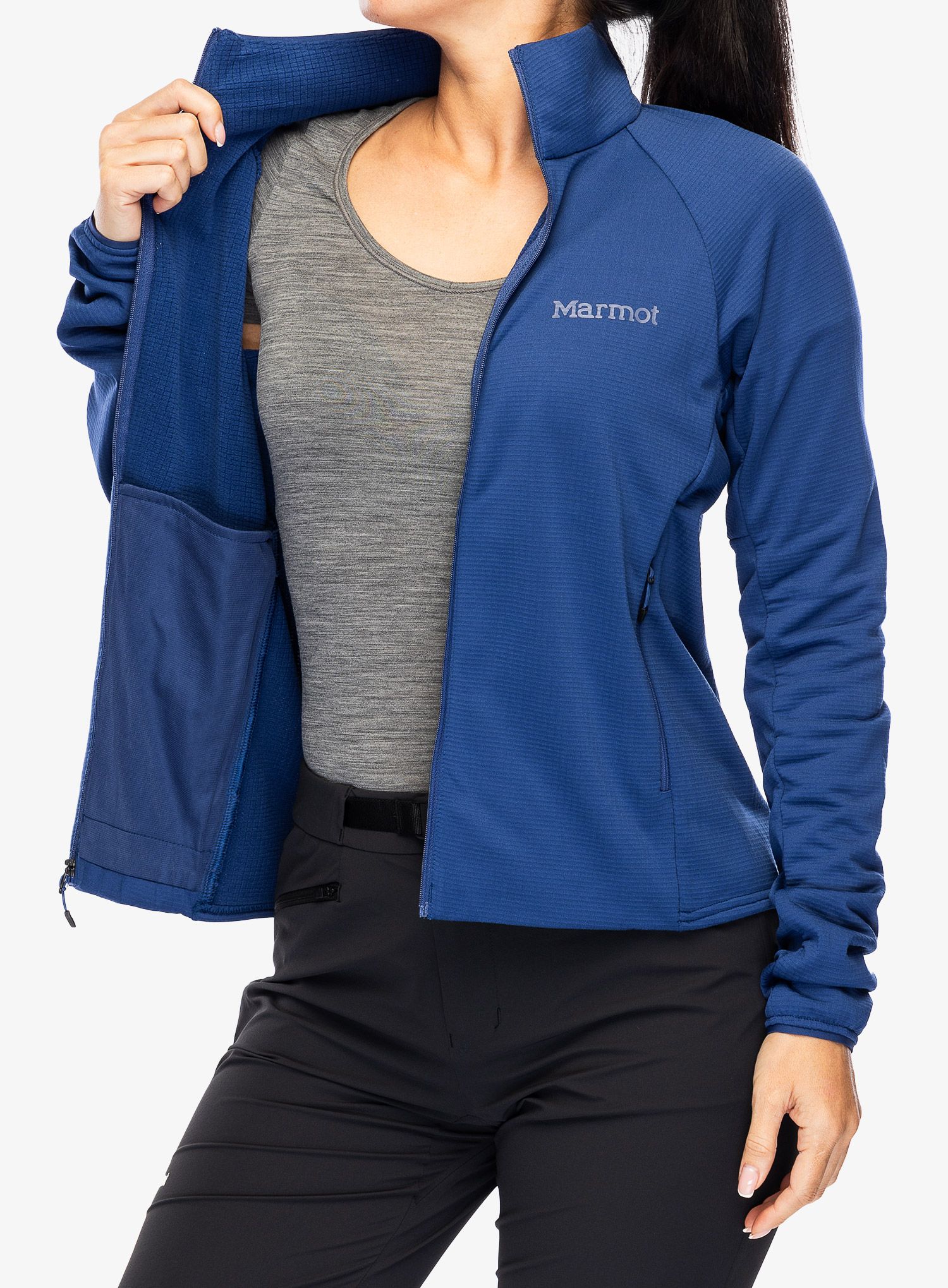 Кофта флісова жіноча Marmot Leconte Fleece Jacket - twilight blue