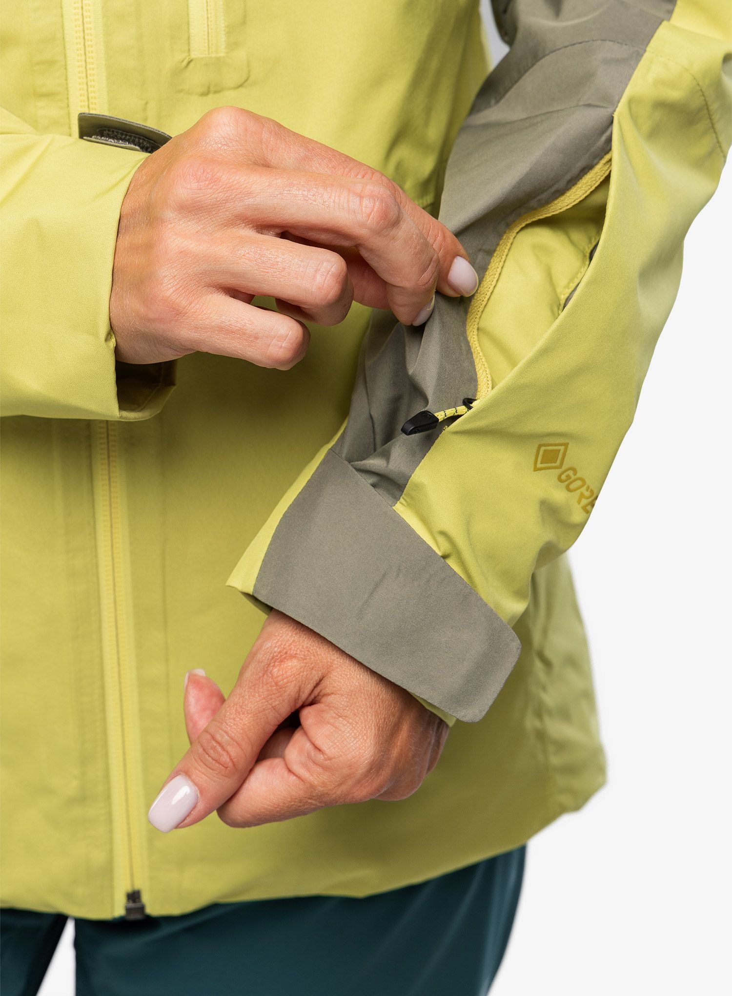Куртка лижна жіноча Marmot Lightray GORE-TEX Jacket - vetiver/limelight