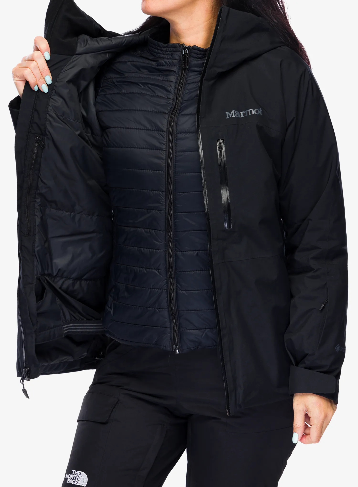 Куртка лижна жіноча Marmot Lightray Jacket - black/black