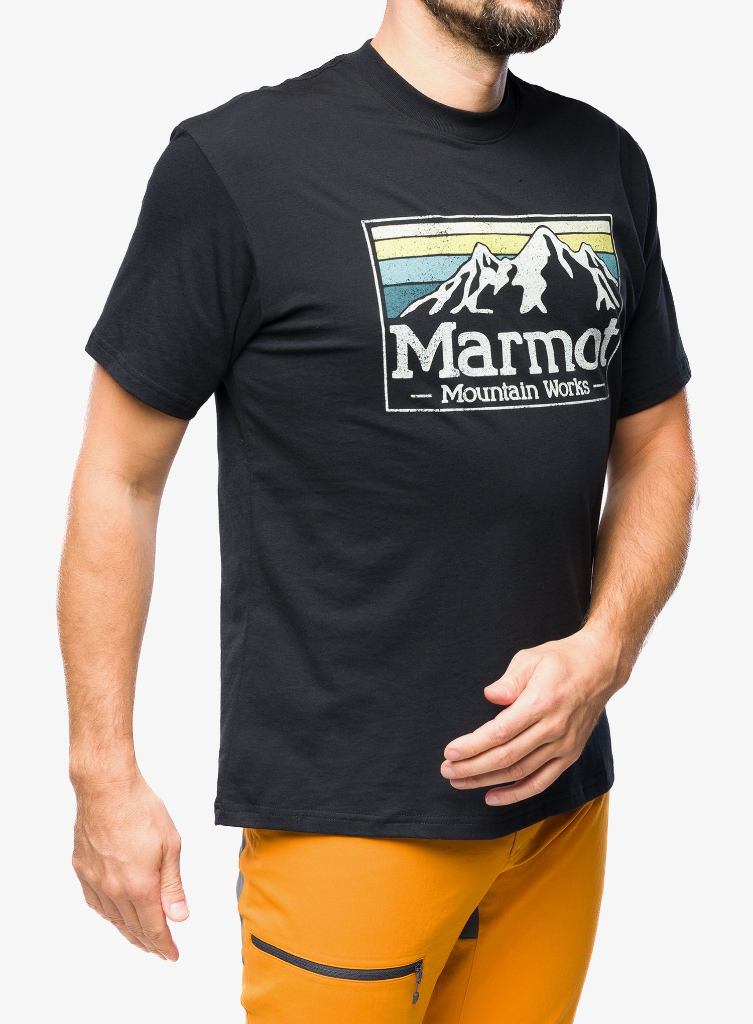 Футболка бавовняна Marmot MMW Gradient Tee SS - black