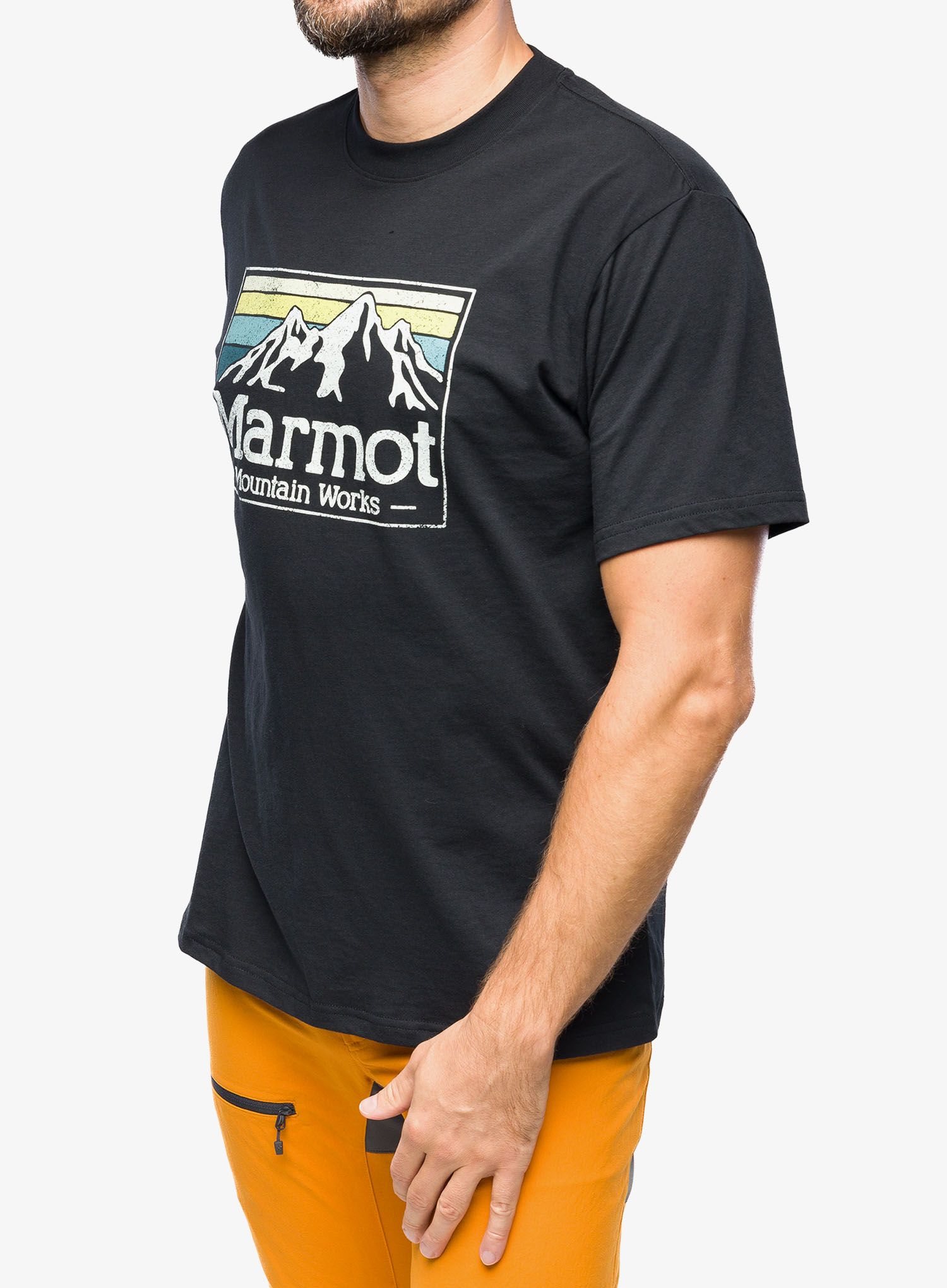 Футболка бавовняна Marmot MMW Gradient Tee SS - black