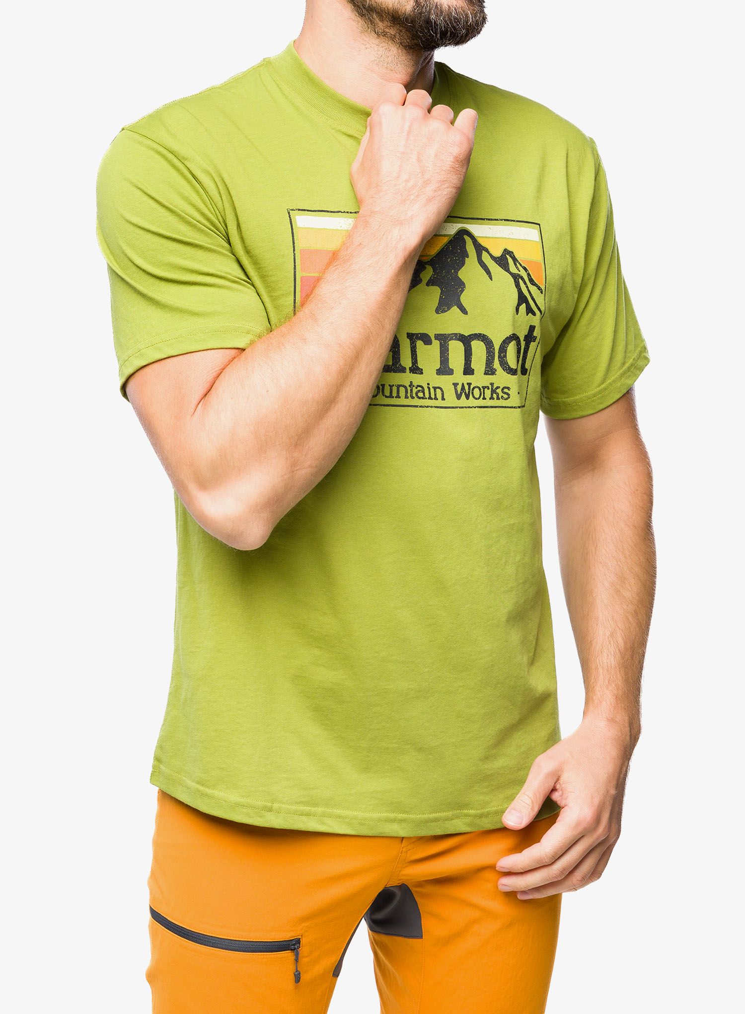 Футболка бавовняна Marmot MMW Gradient Tee SS - cilantro