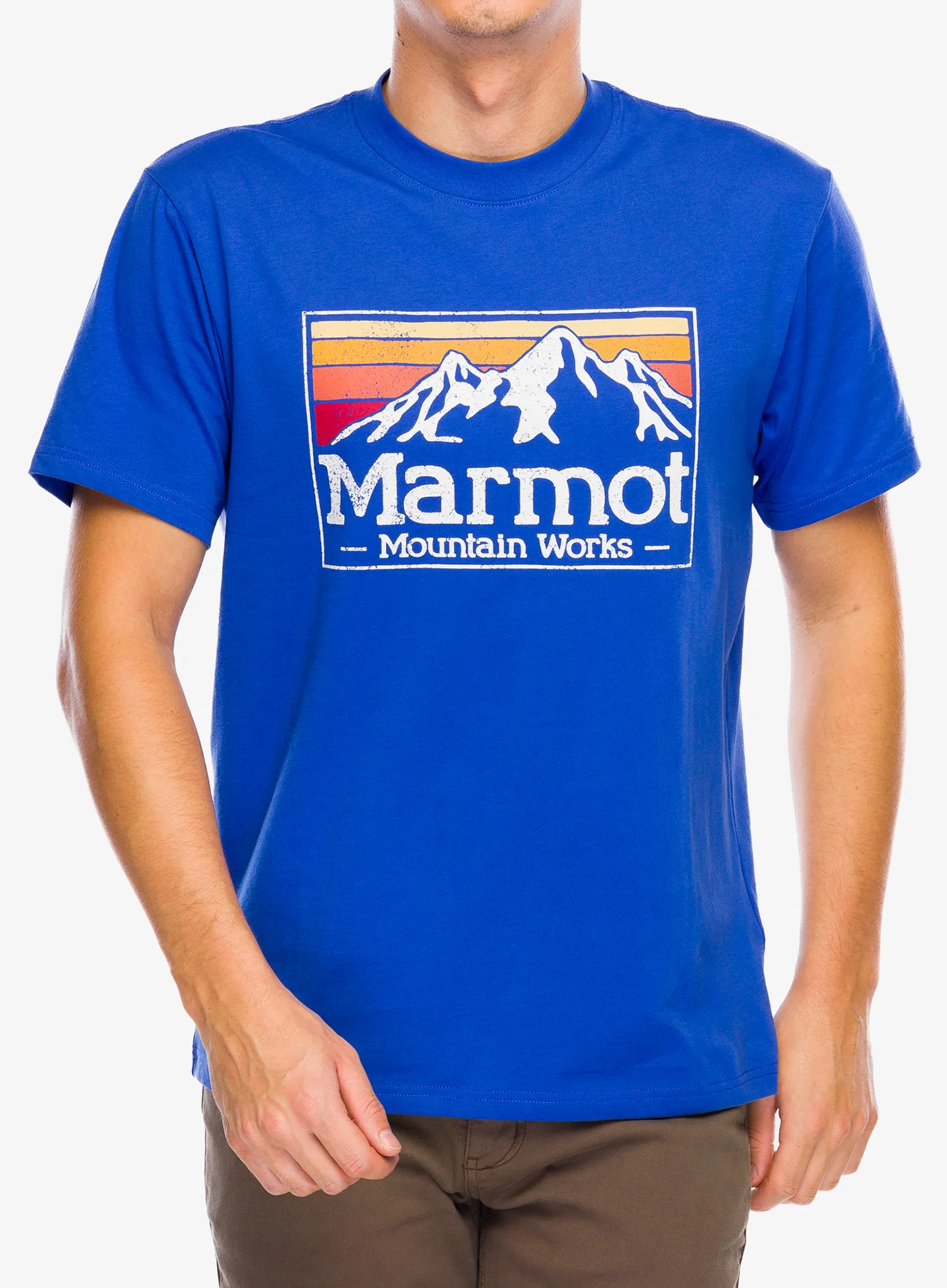 Футболка бавовняна Marmot MMW Gradient Tee SS - trail blue