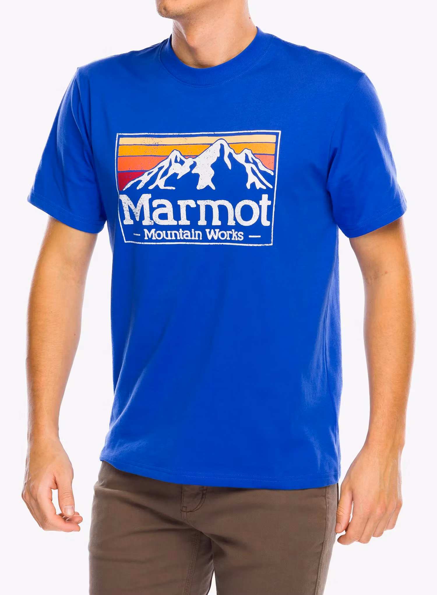 Футболка бавовняна Marmot MMW Gradient Tee SS - trail blue