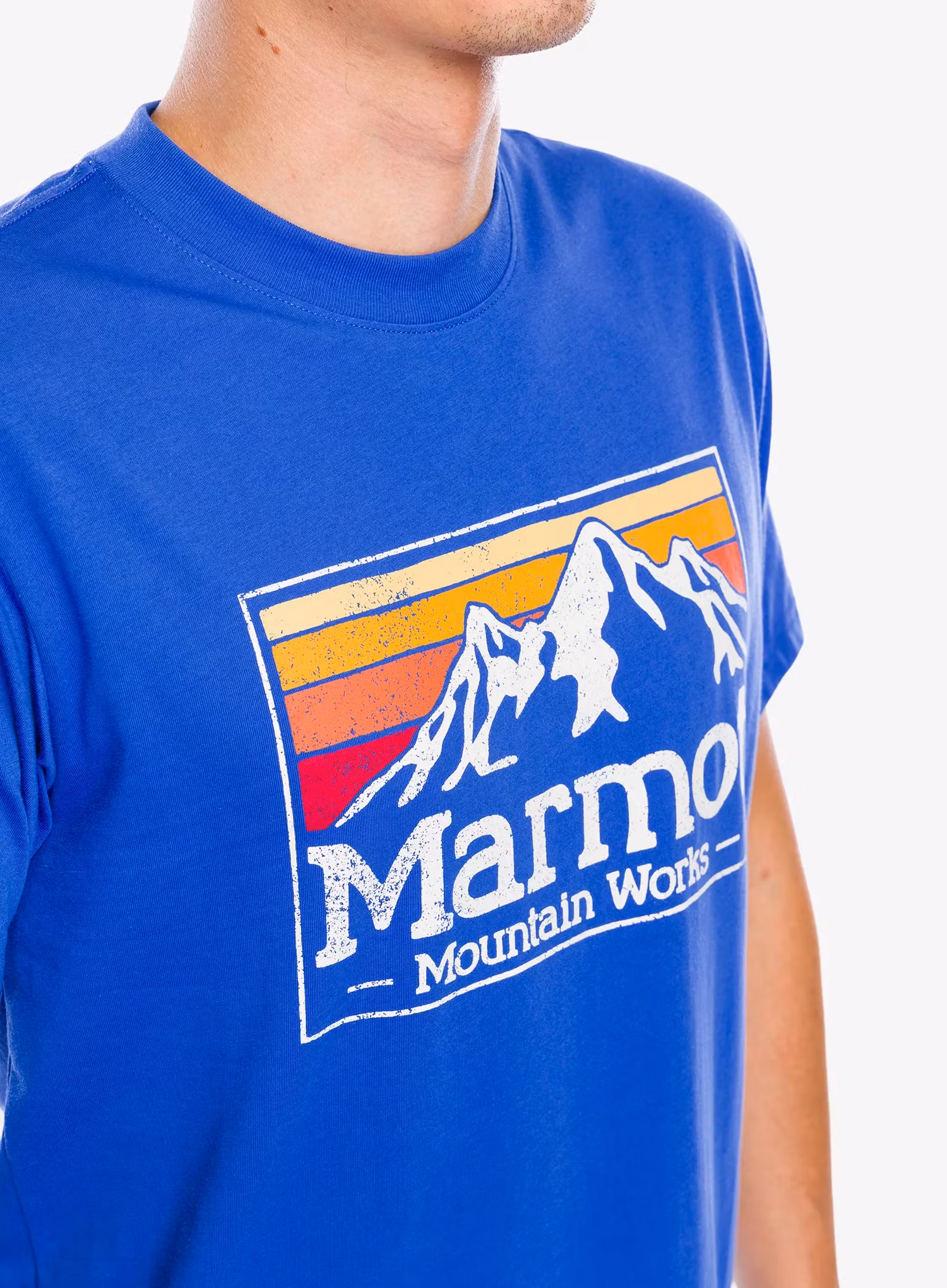 Футболка бавовняна Marmot MMW Gradient Tee SS - trail blue