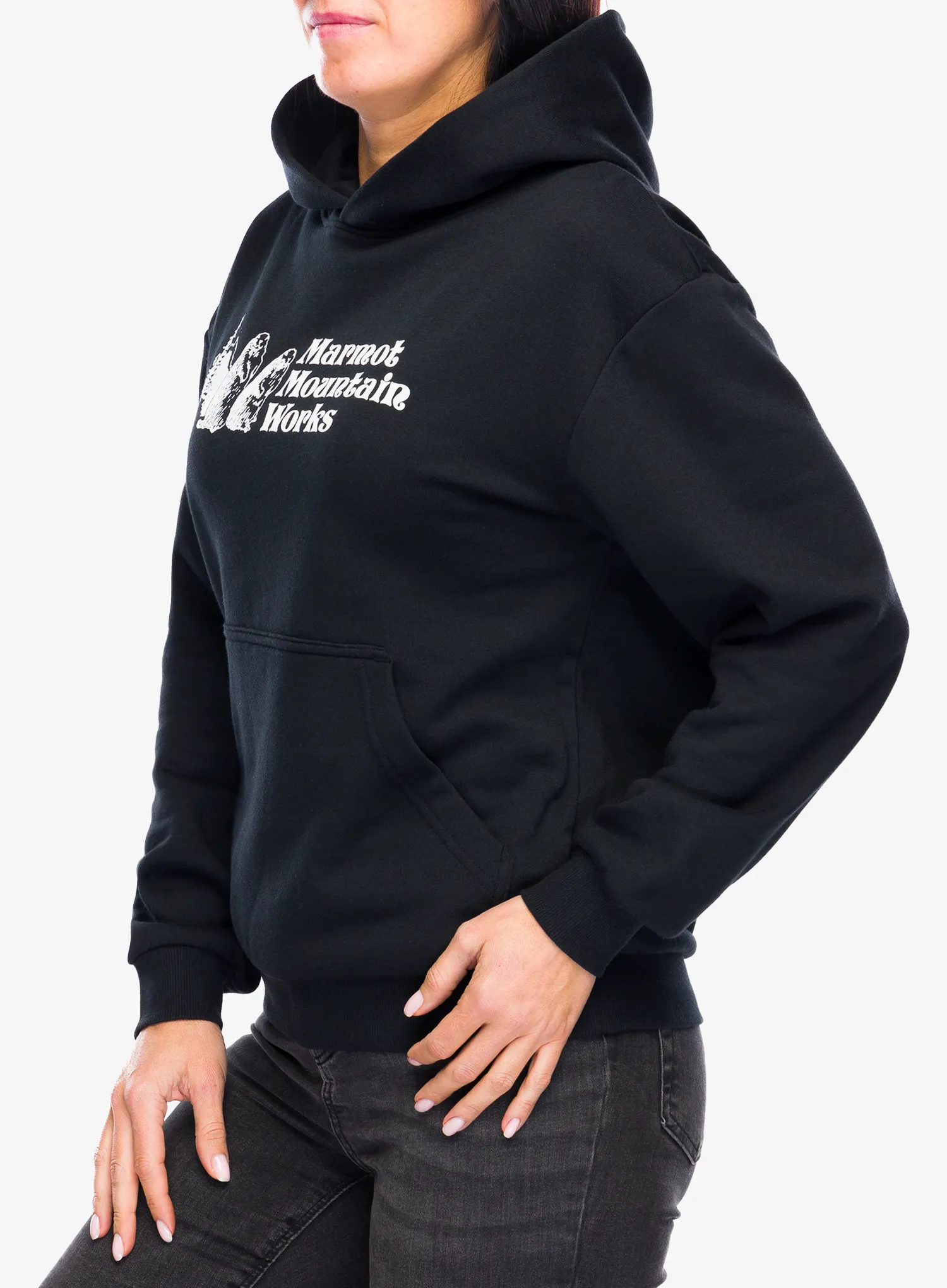Кофта з каптуром жіноча Marmot MMW Hoody - black