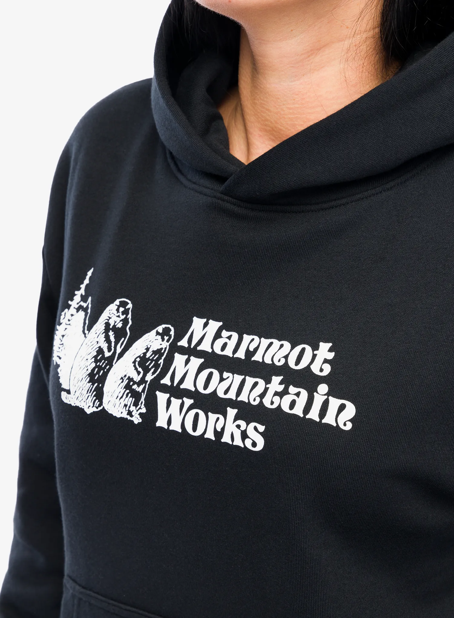 Кофта з каптуром жіноча Marmot MMW Hoody - black