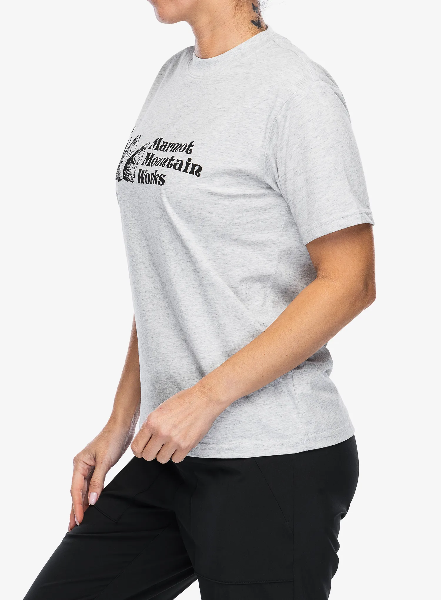 Футболка жіноча Marmot MMW Tee SS - light grey heather