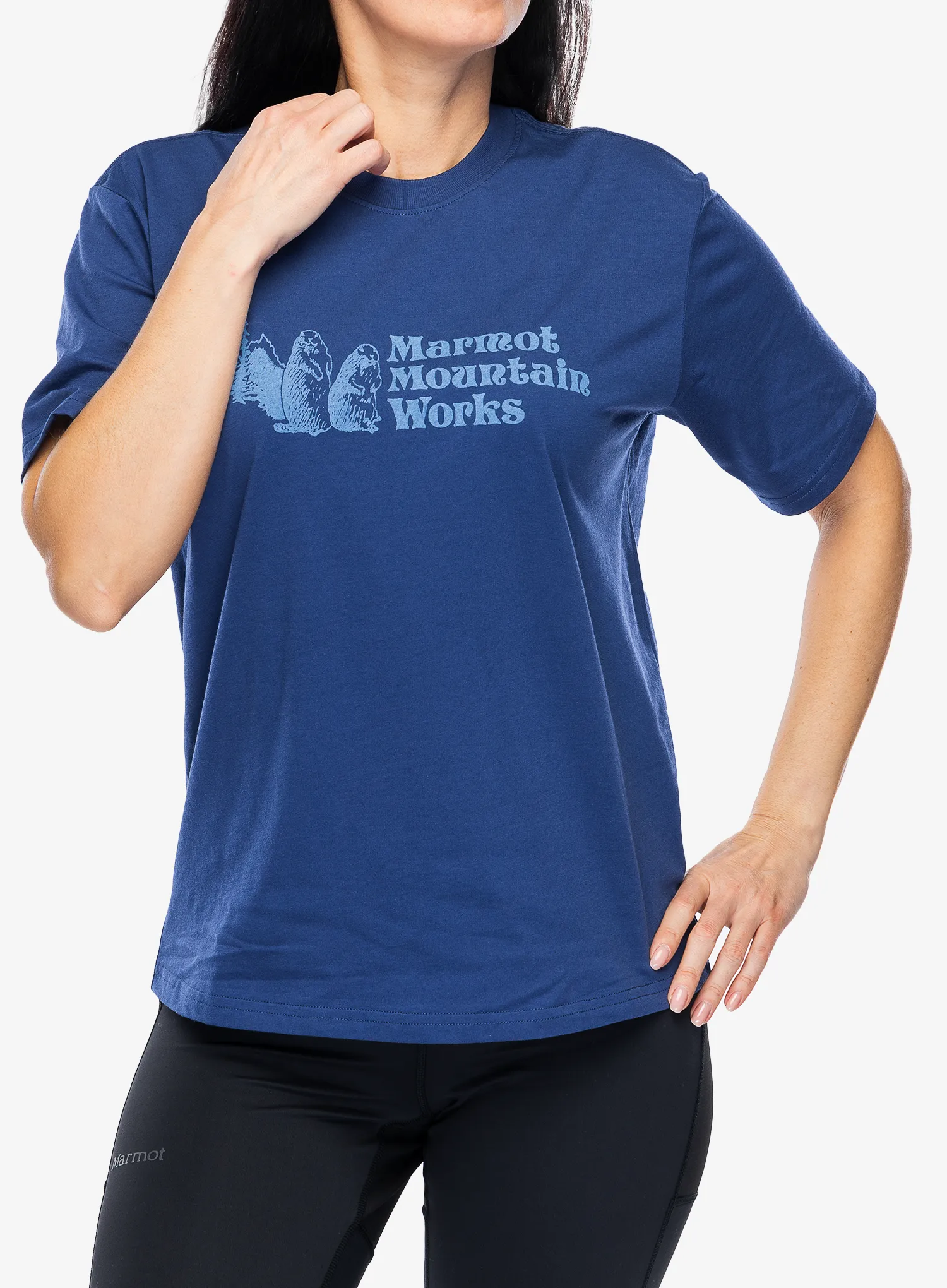 Футболка жіноча Marmot MMW Tee SS - twilight blue