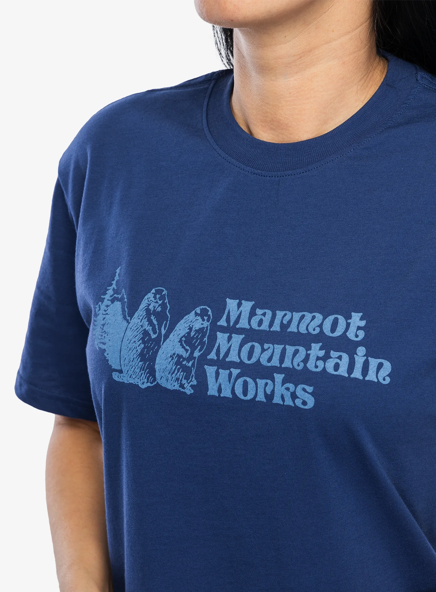 Футболка жіноча Marmot MMW Tee SS - twilight blue