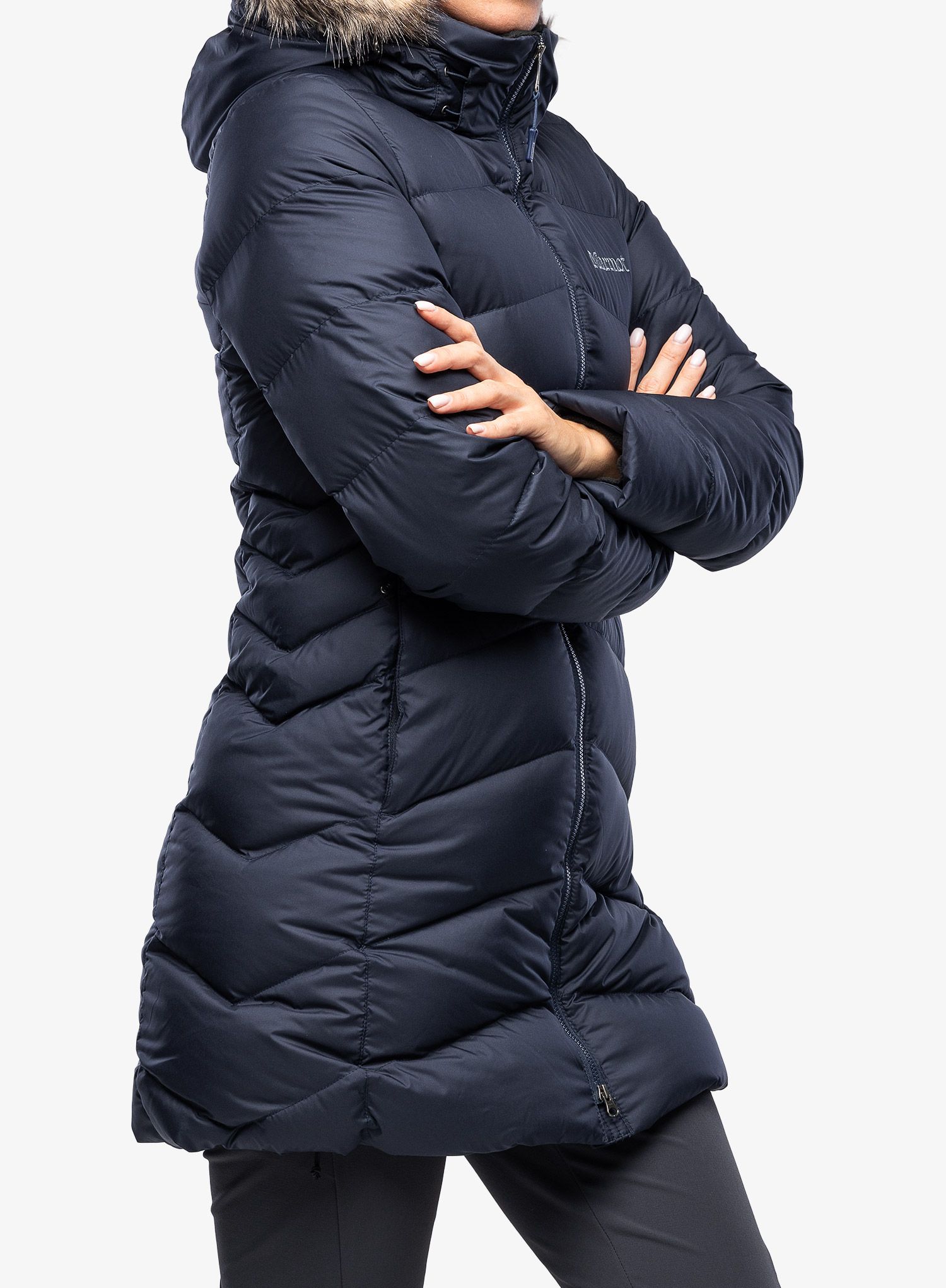 Плащ пуховий жіночий Marmot Montreal Coat - midnight navy