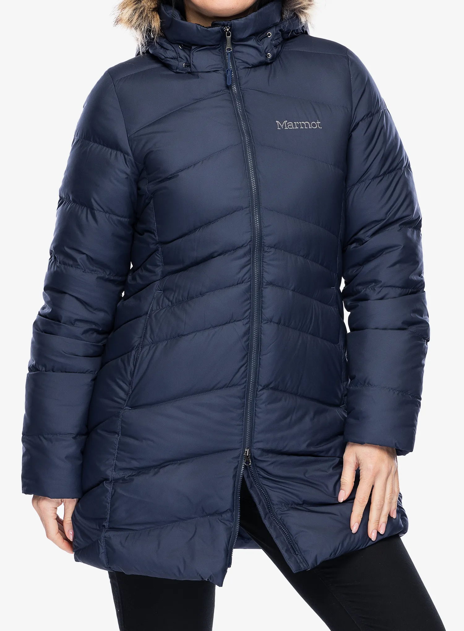 Плащ пуховий жіночий Marmot Montreal Coat - midnight navy/navy