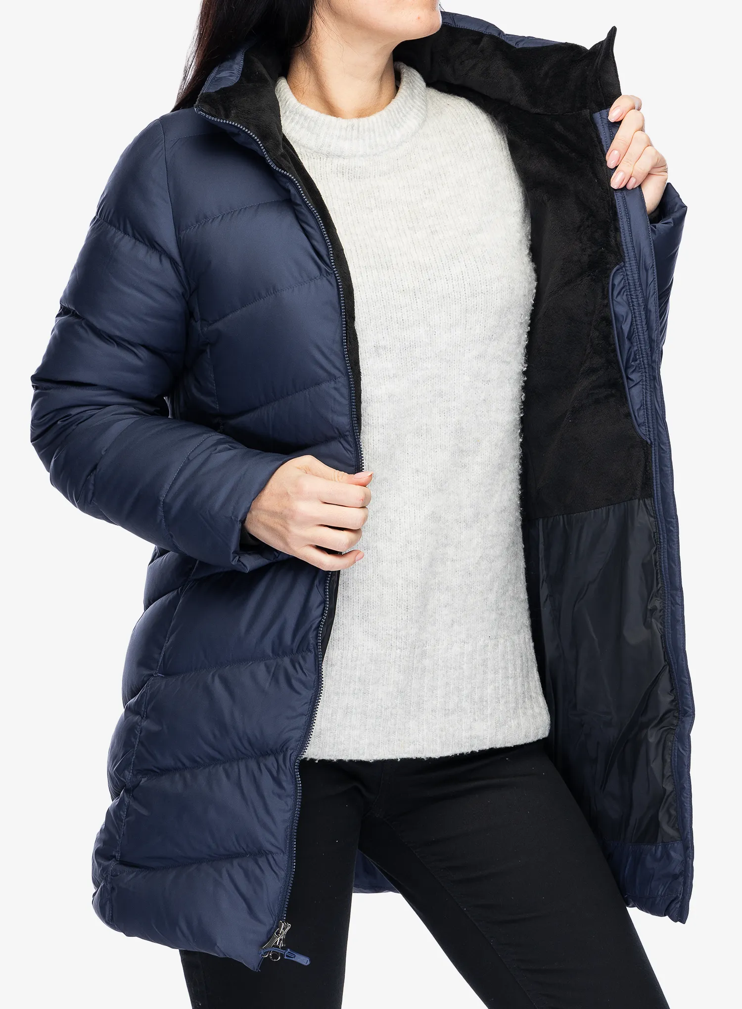 Плащ пуховий жіночий Marmot Montreal Coat - midnight navy/navy