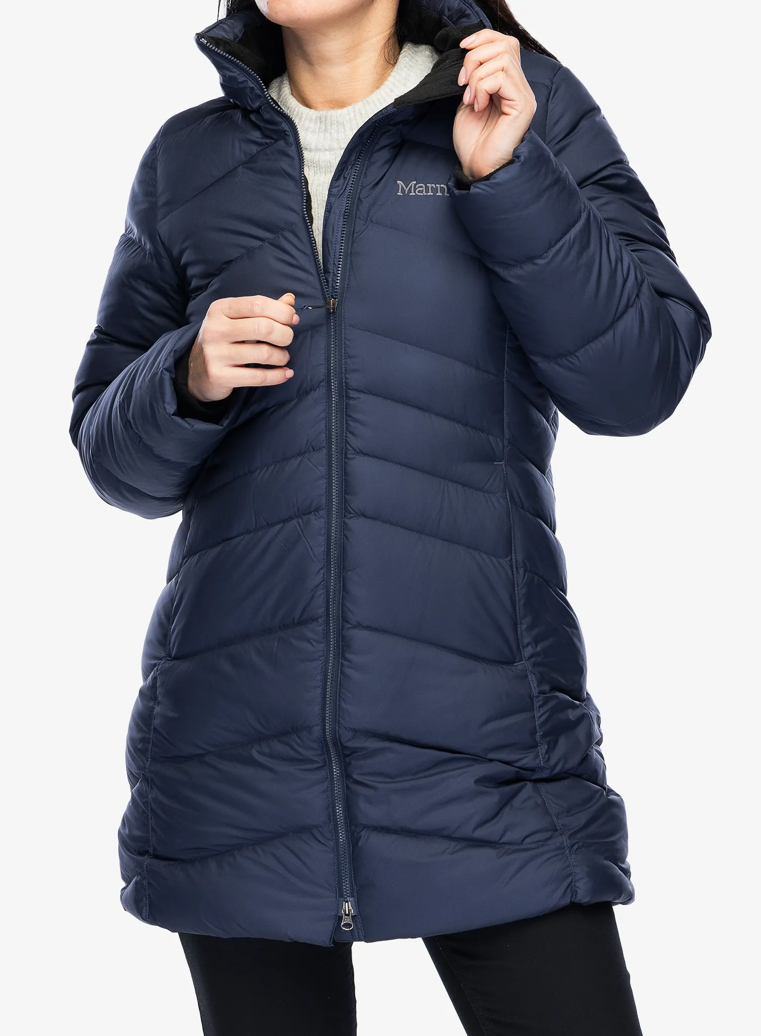 Плащ пуховий жіночий Marmot Montreal Coat - midnight navy/navy