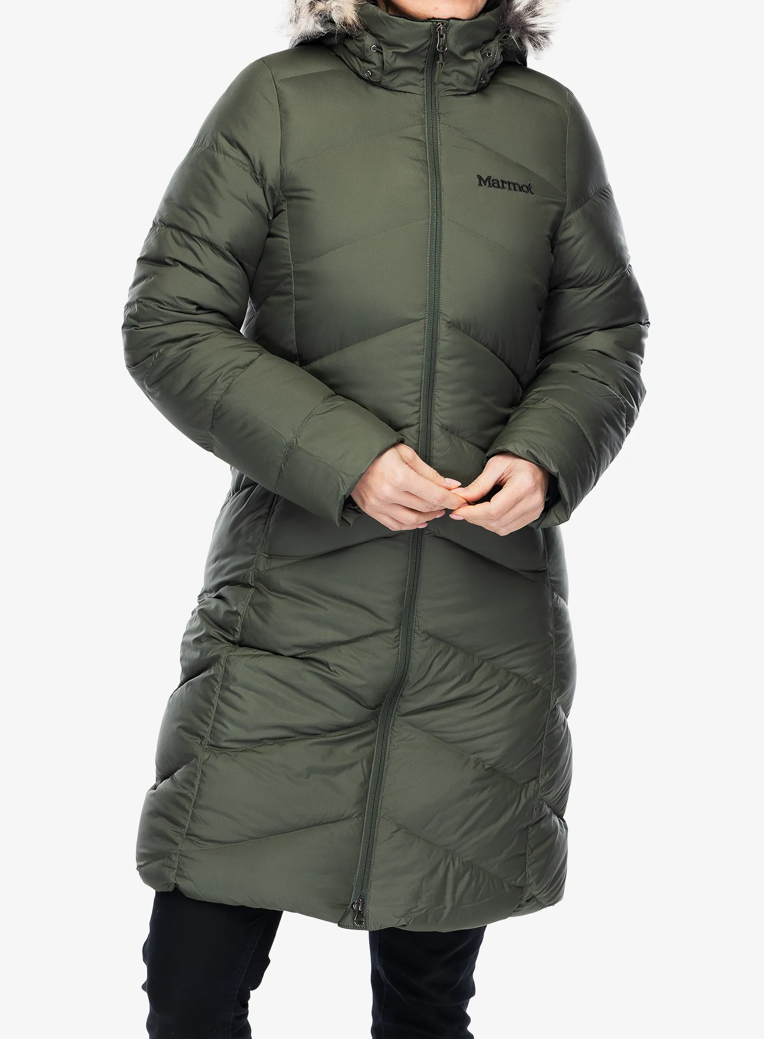 Плащ пуховий жіночий Marmot Montreaux Coat - nori/nori