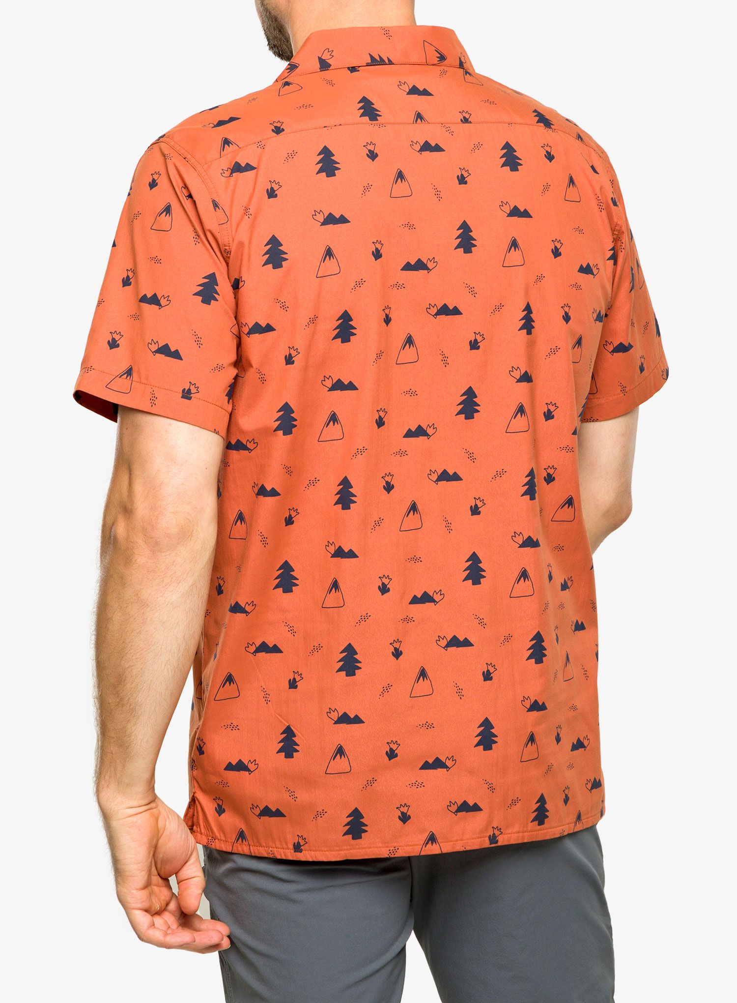 Сорочка Marmot Muir Camp Novelty SS - auburn/arctic navy
