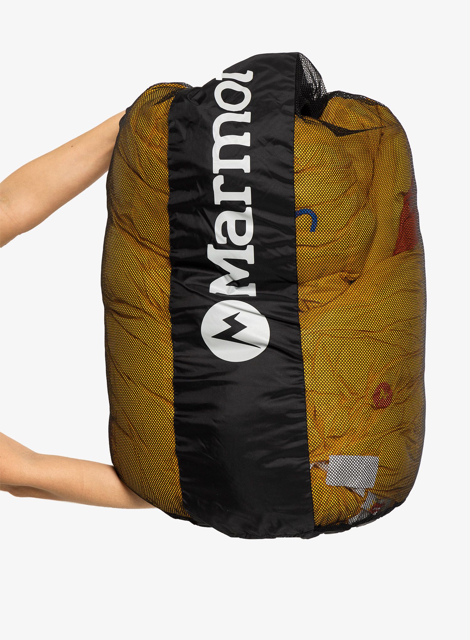 Спальний мішок пуховий Marmot Never Summer (183 cm) - solar/red sun